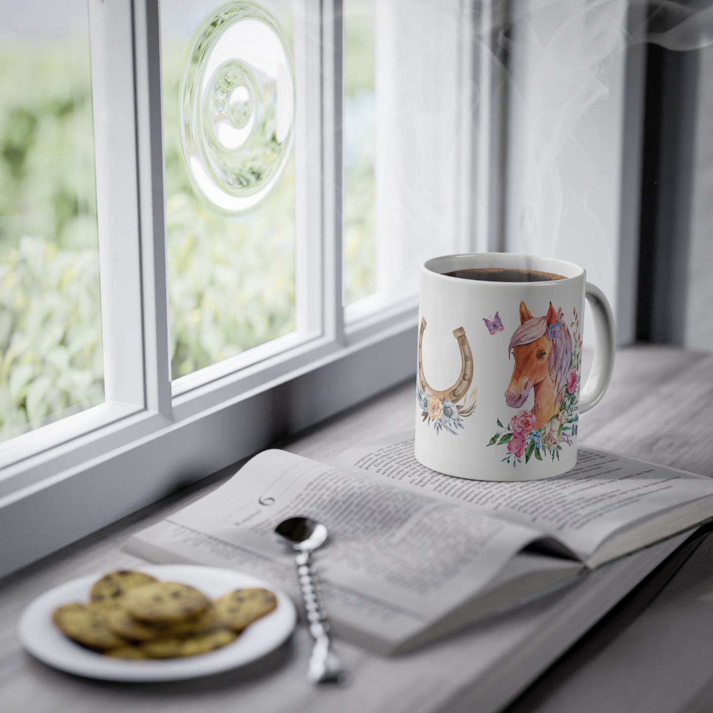 Tasse Pferde Motiv für Mädchen Geschenkidee Geburtstag Pferdeliebhaber - MorgenMood