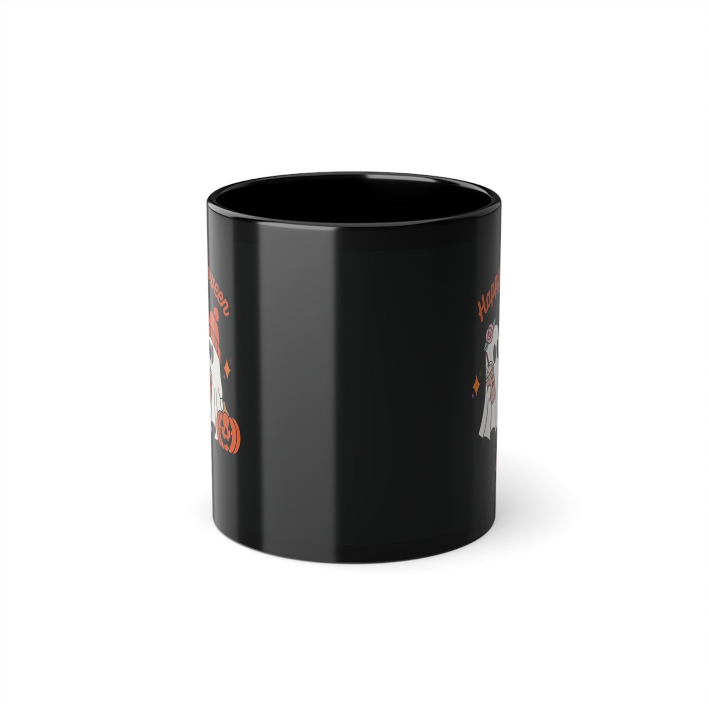 Personalisierte schwarze Tasse für Kinder - Halloween-Geschenk von Eltern - MorgenMood