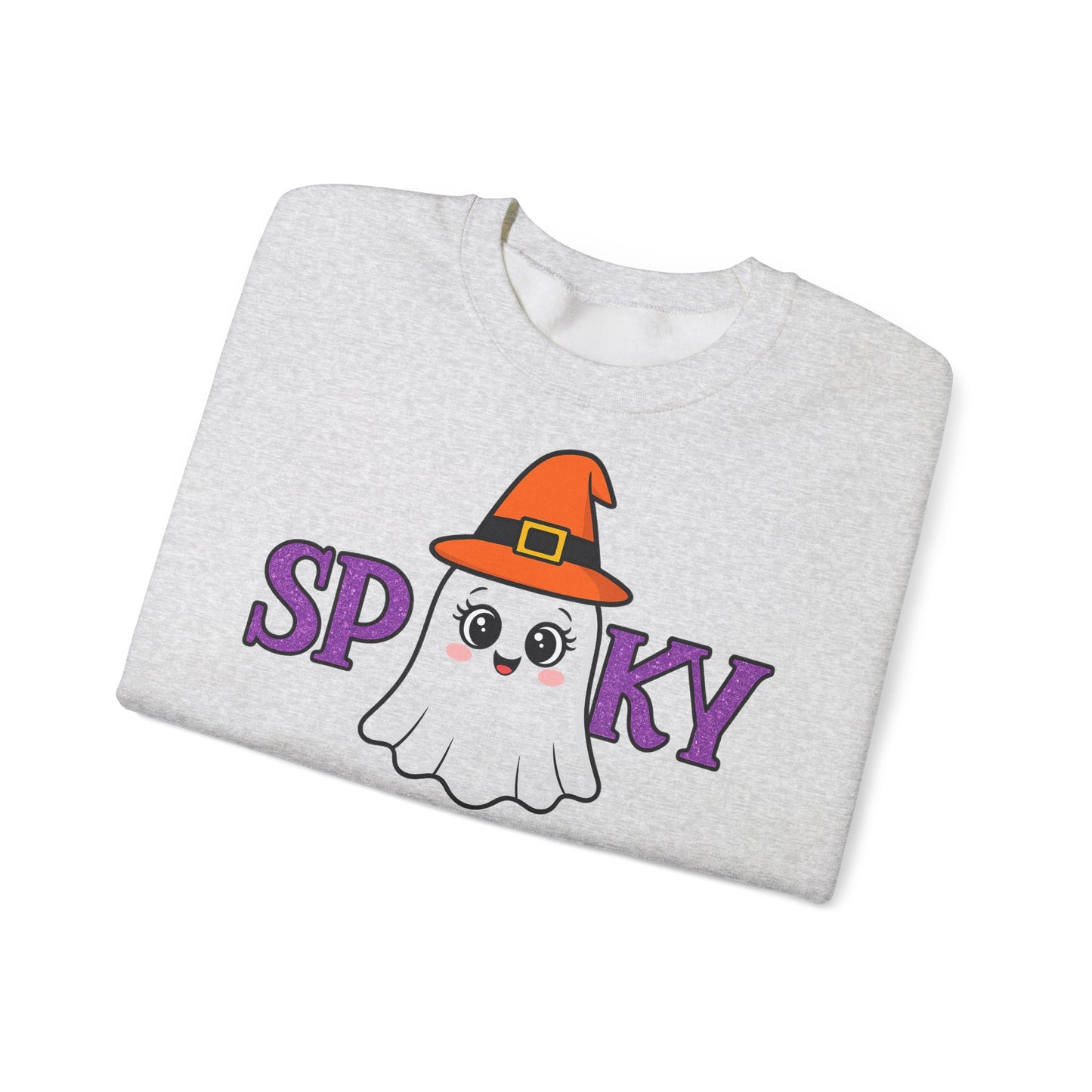 Gruseliges Geister Crewneck Sweatshirt, Halloween Kleidung, Herbstmode, Gemütlicher Pullover, Unisex Kollektion - MorgenMood