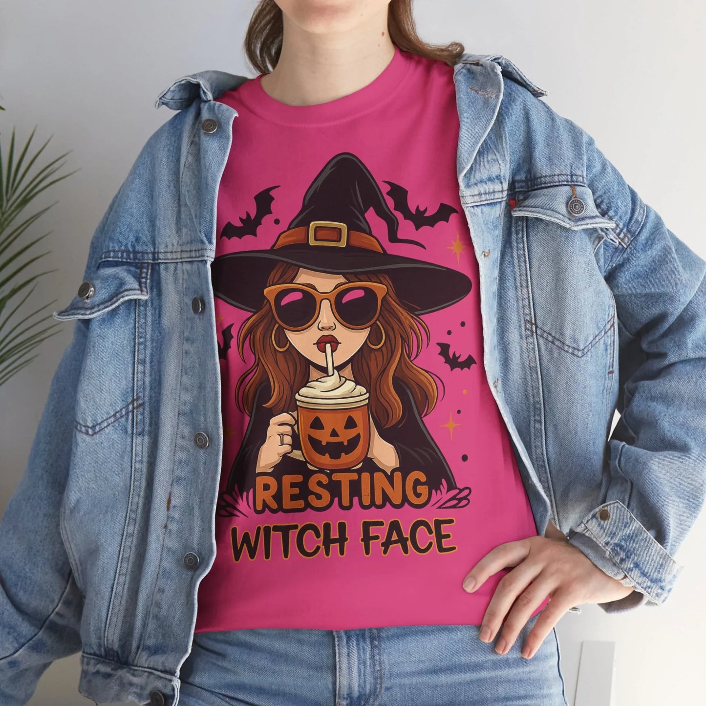 Halloween T-Shirt Unisex mit Hexe - MorgenMood