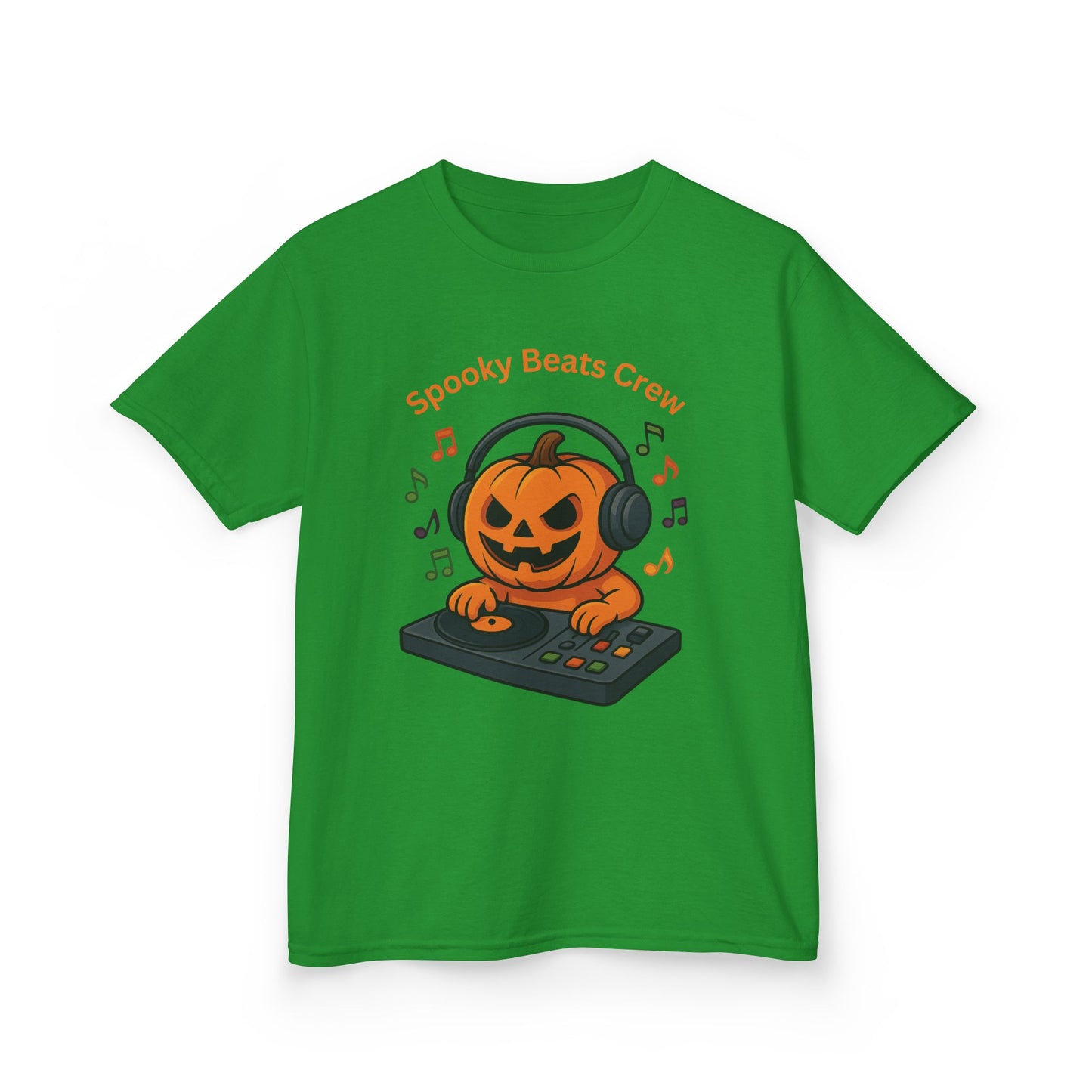 Halloween DJ Kürbis Kinder T-Shirt, Gruseliges T-Shirt, Trick or Treat Geschenk - MorgenMood