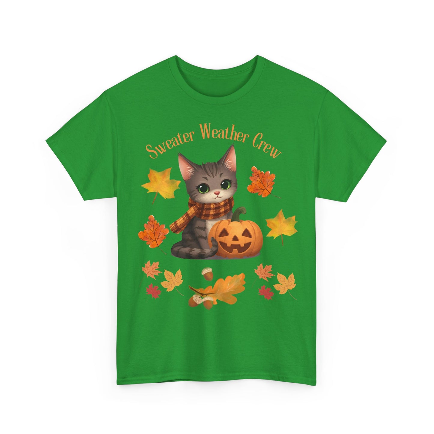Cozy Fall Cat Shirt – Süßes Herbst T-Shirt für Katzenliebhaberinnen | Morgenmood