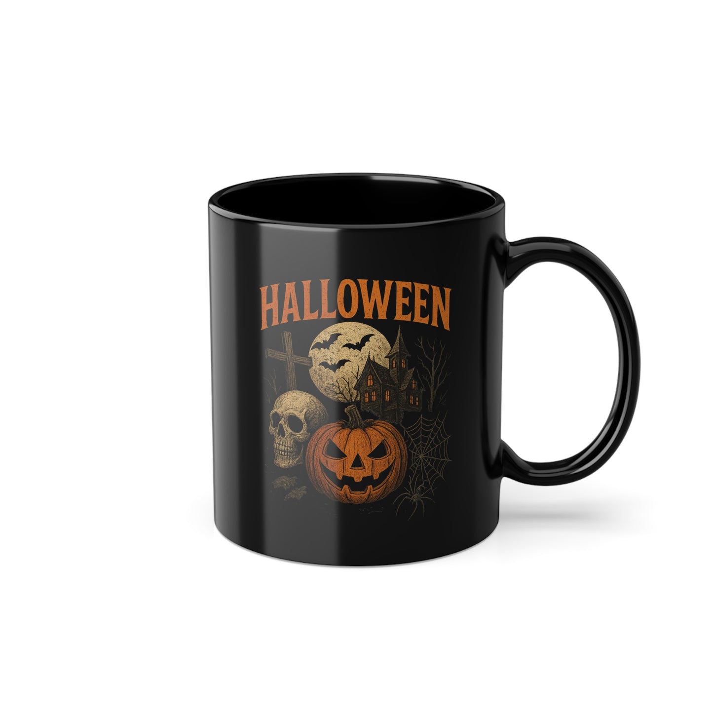 Halloween-Kaffeebecher Totenkopf-Design - MorgenMood