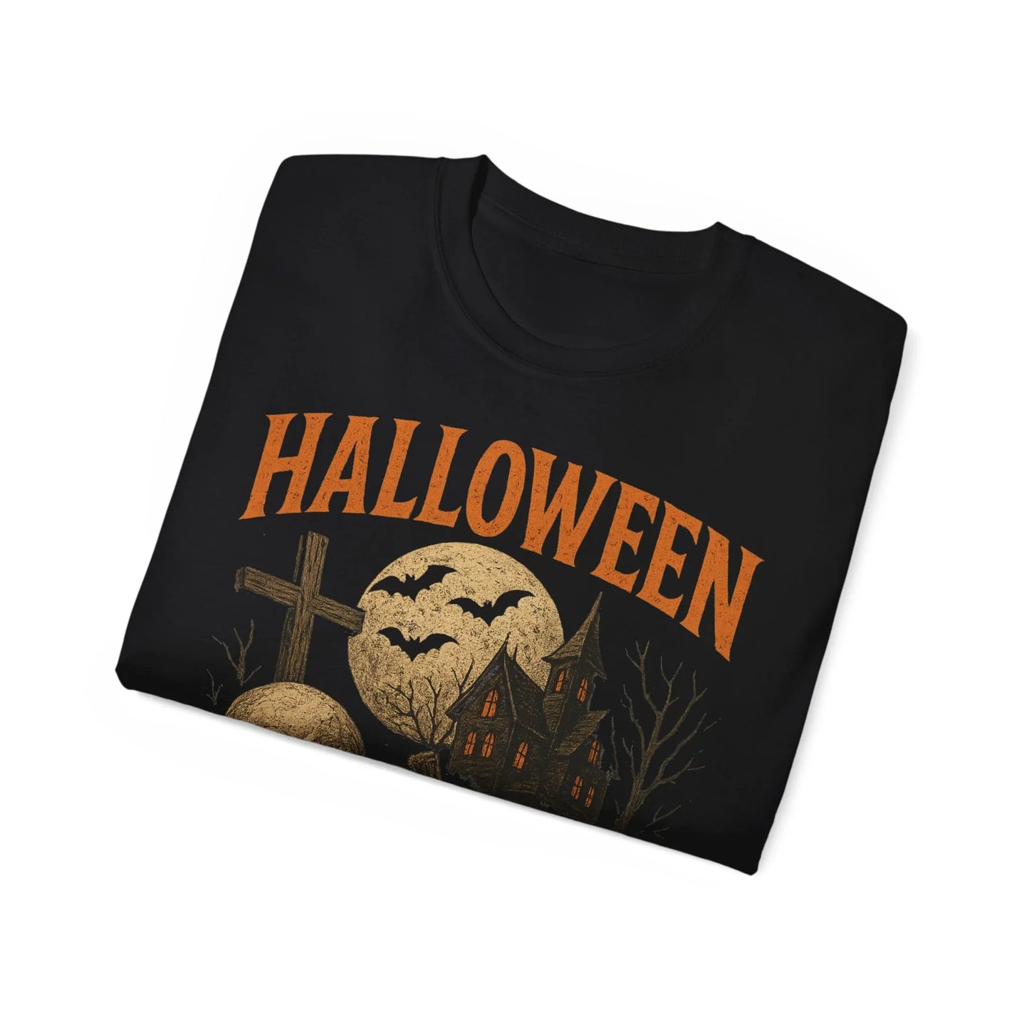 T-Shirt Motiv Halloween Kürbis Totenkopf - MorgenMood