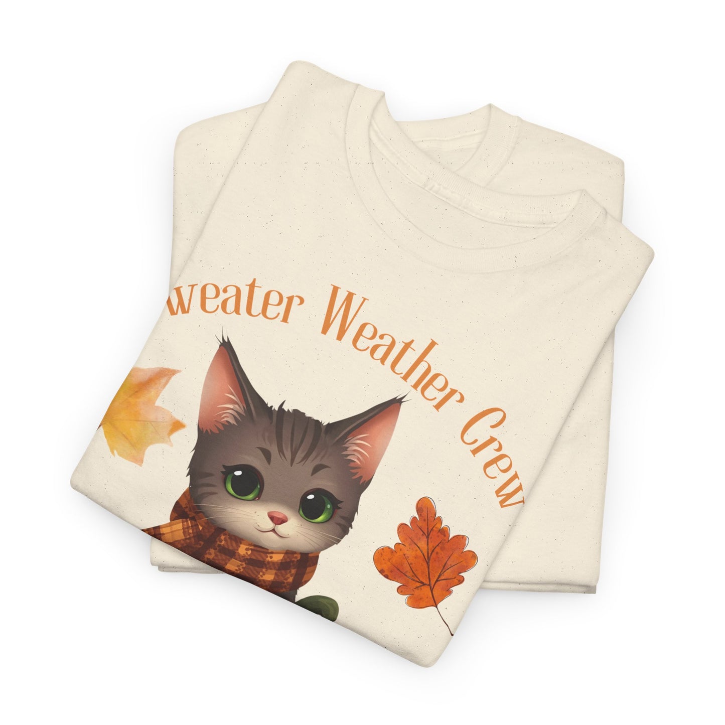 Cozy Fall Cat Shirt – Süßes Herbst T-Shirt für Katzenliebhaberinnen | Morgenmood