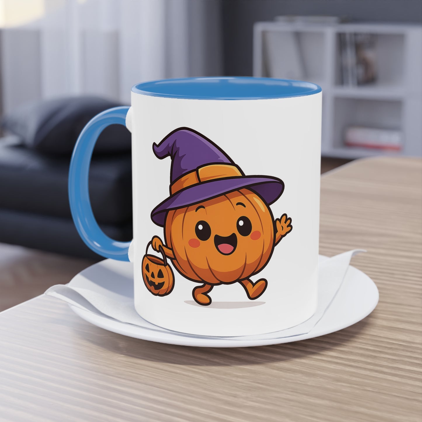 Skurrile Kürbis Halloween Kaffeetasse, Süßes Herbst-Trinkgeschirr, Halloween-Geschenk, Herbstdeko, Jahreszeitliche Küchenutensilien - MorgenMood