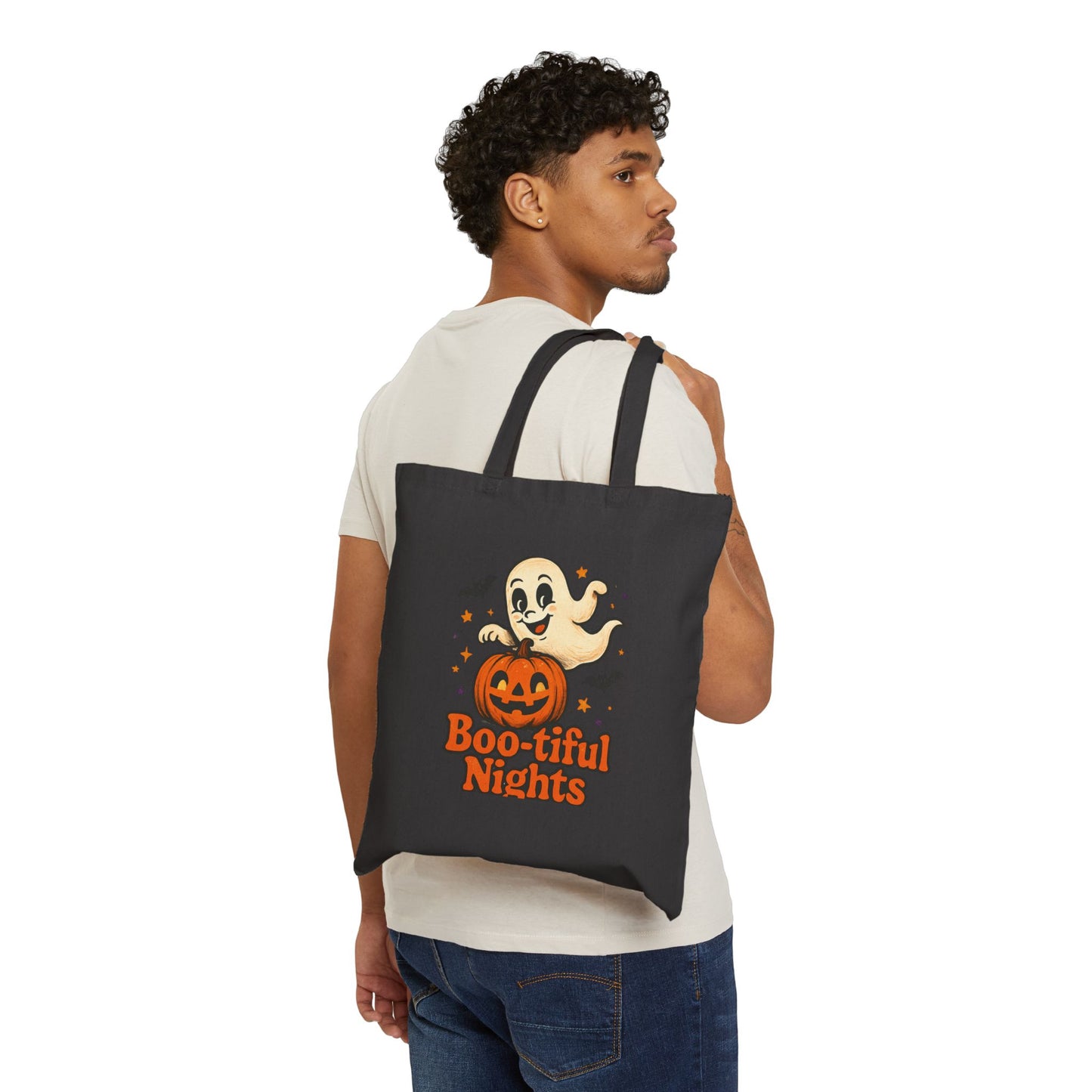 Stylisches Tragetasche mit Halloween Motiv Süßes oder Saures