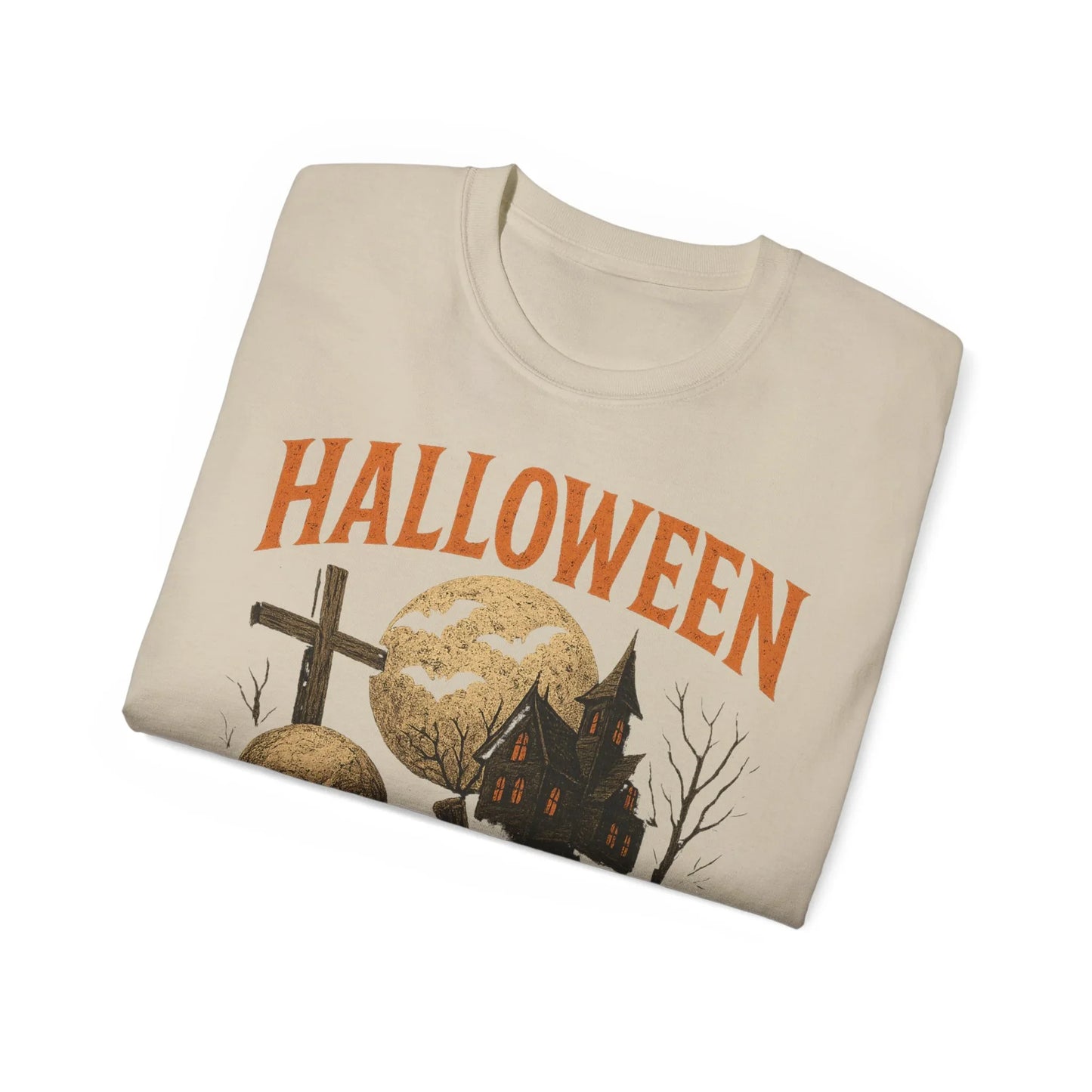 T-Shirt Motiv Halloween Kürbis Totenkopf - MorgenMood