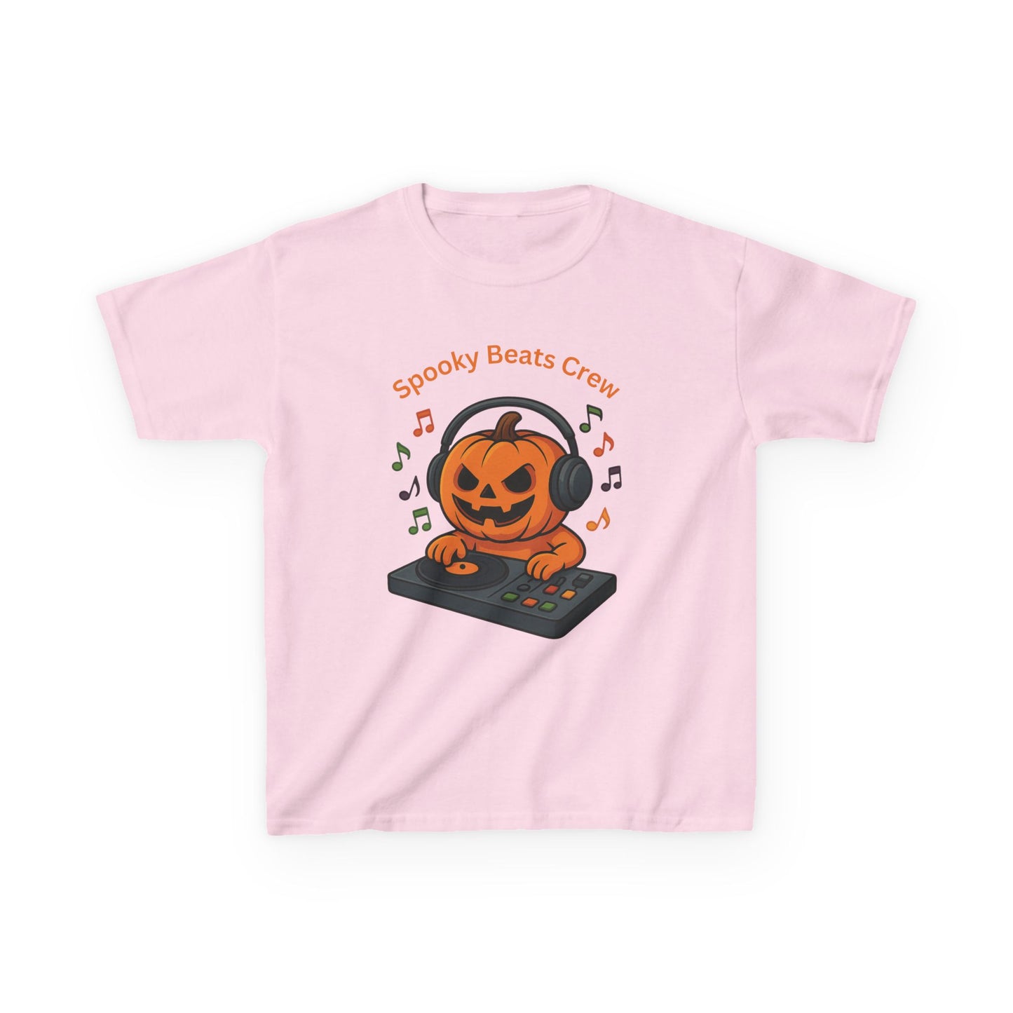 Halloween DJ Kürbis Kinder T-Shirt, Gruseliges T-Shirt, Trick or Treat Geschenk - MorgenMood