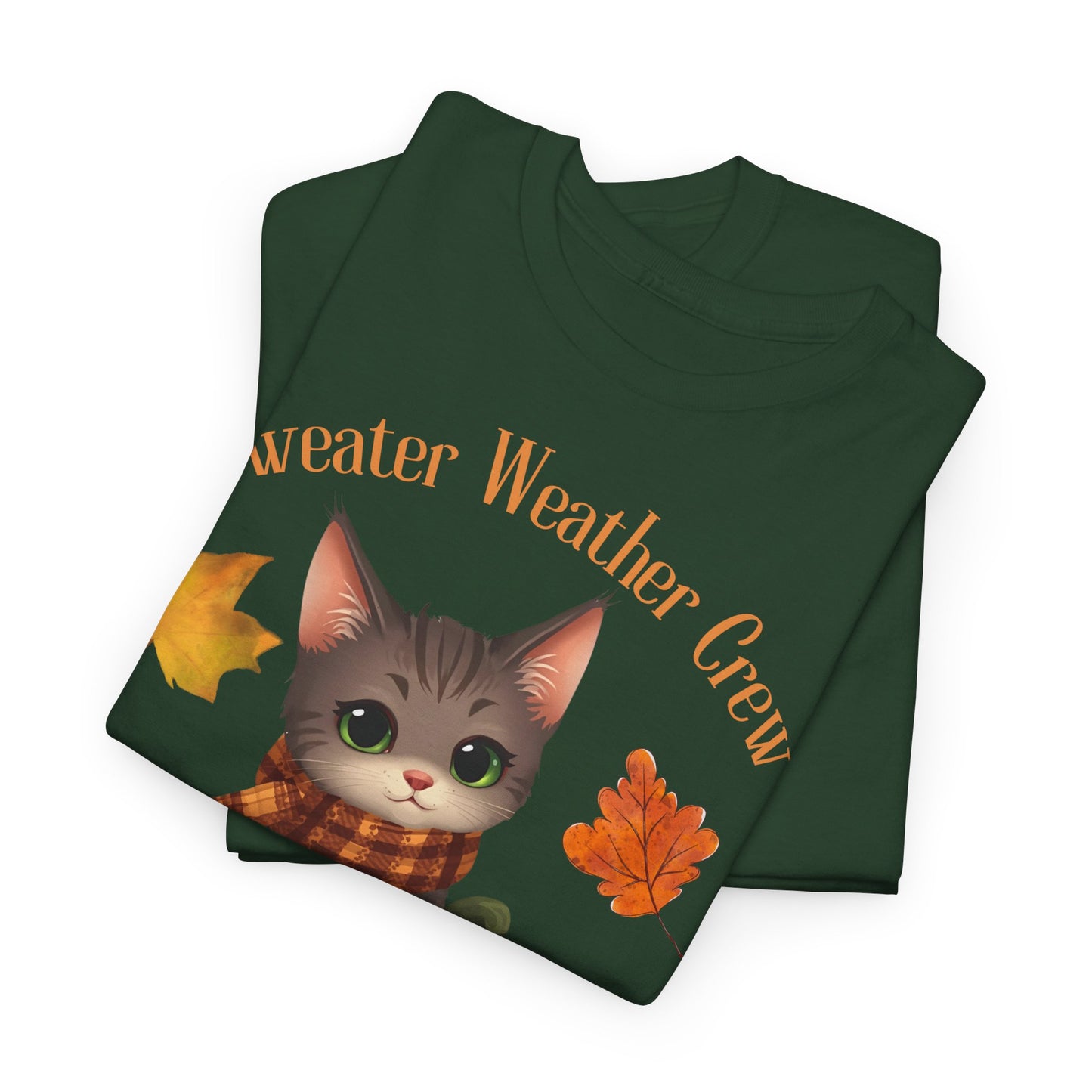 Cozy Fall Cat Shirt – Süßes Herbst T-Shirt für Katzenliebhaberinnen | Morgenmood