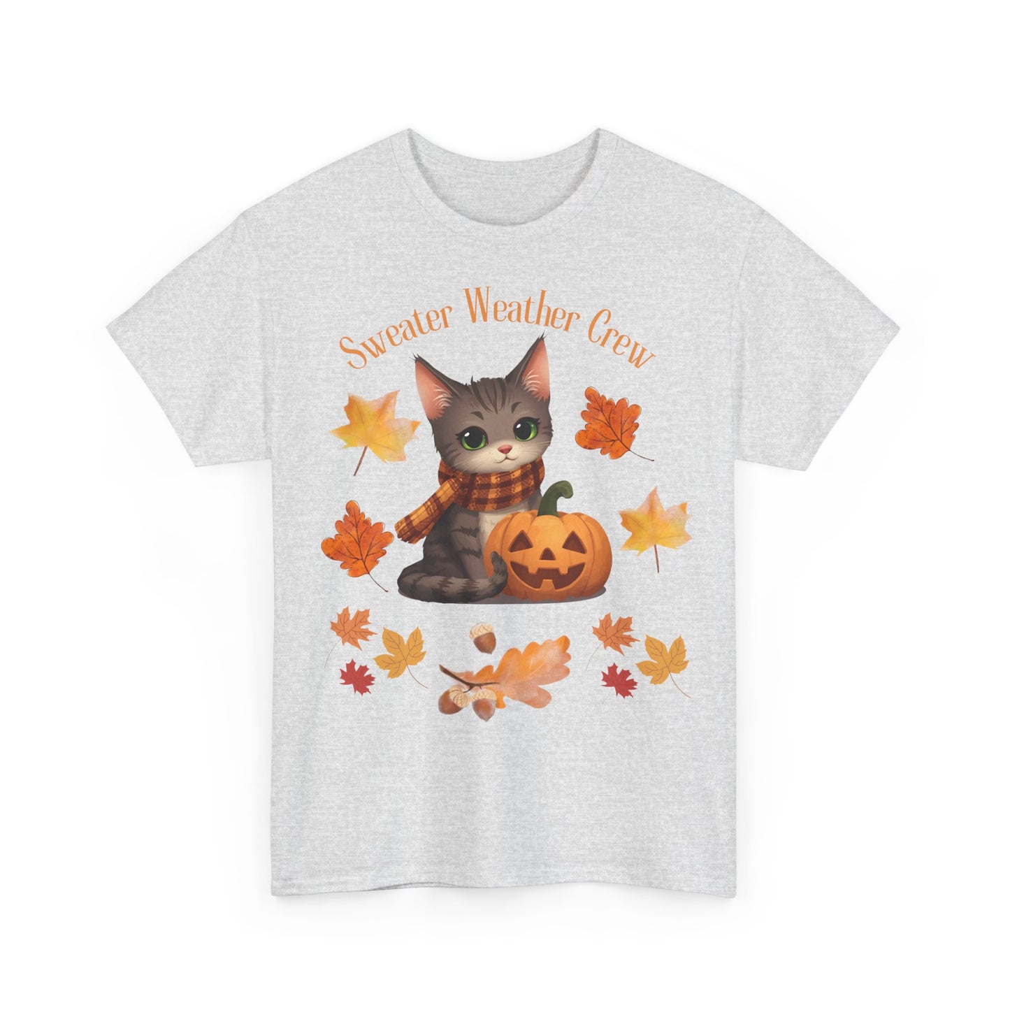 Cozy Fall Cat Shirt – Süßes Herbst T-Shirt für Katzenliebhaberinnen | Morgenmood