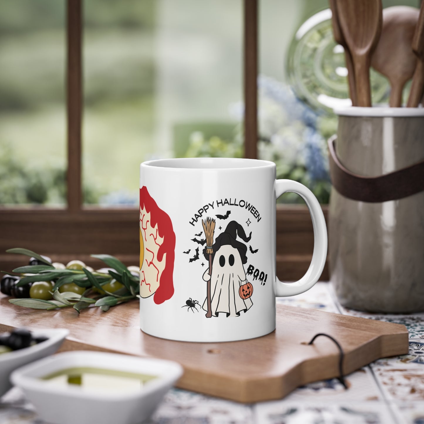 Tasse Halloween-Motiv mit Geist - MorgenMood