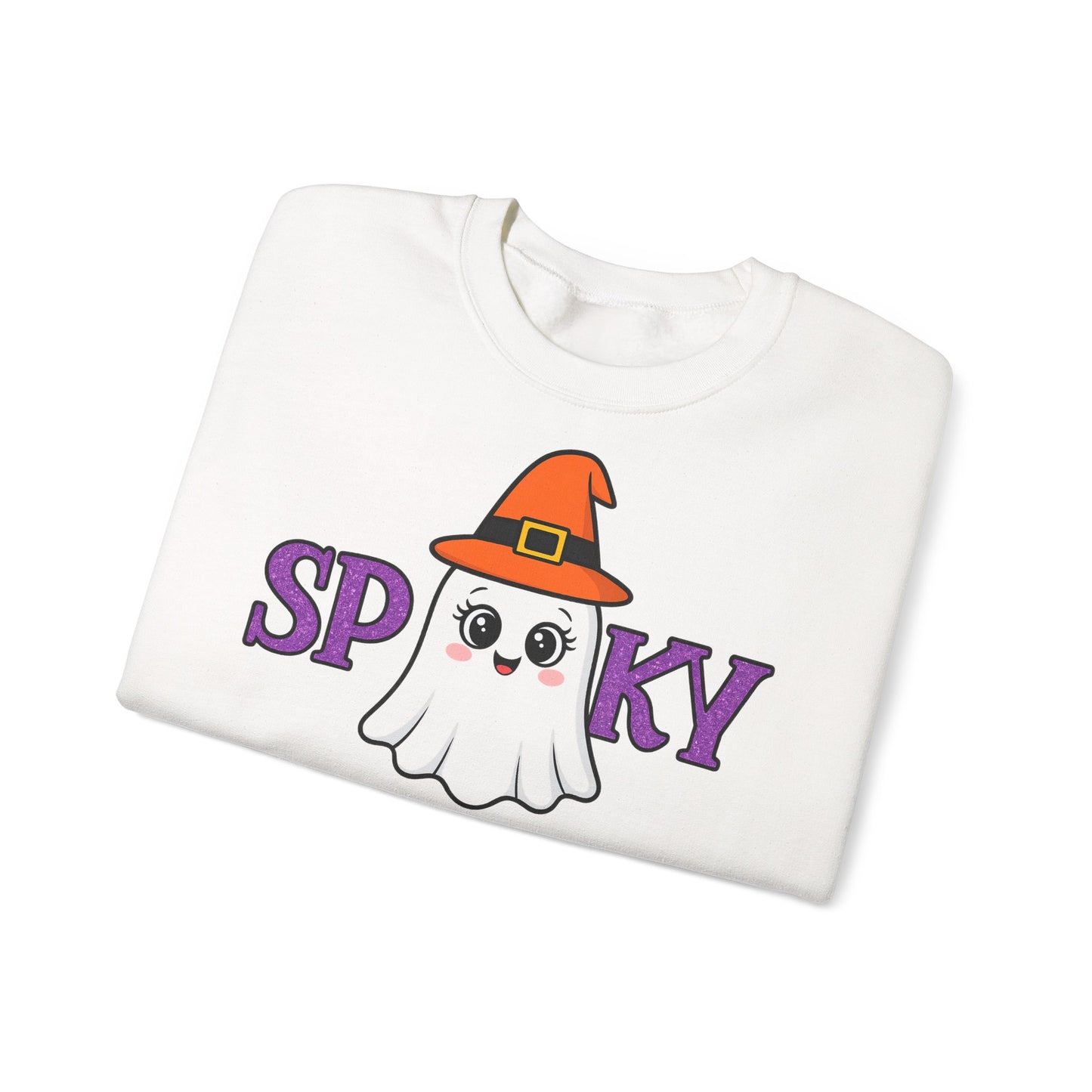 Gruseliges Geister Crewneck Sweatshirt, Halloween Kleidung, Herbstmode, Gemütlicher Pullover, Unisex Kollektion - MorgenMood