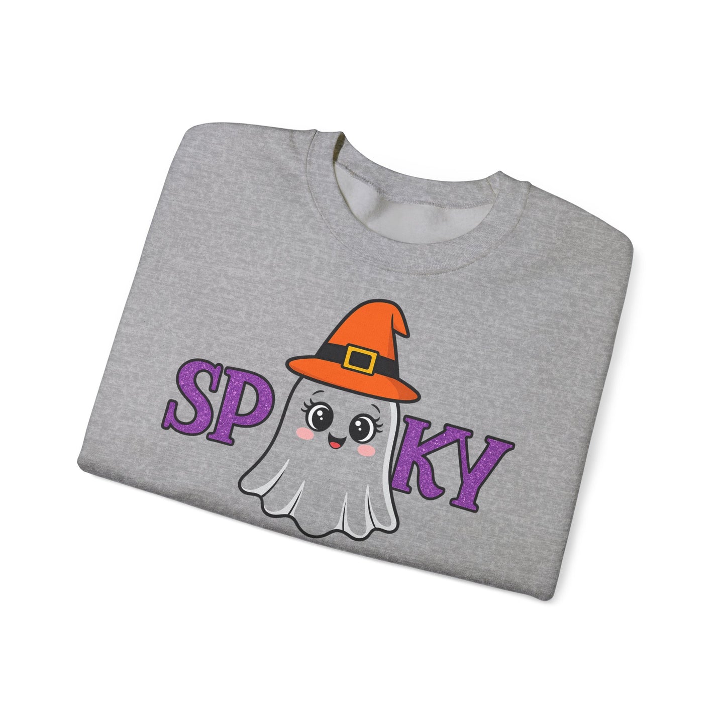 Gruseliges Geister Crewneck Sweatshirt, Halloween Kleidung, Herbstmode, Gemütlicher Pullover, Unisex Kollektion - MorgenMood