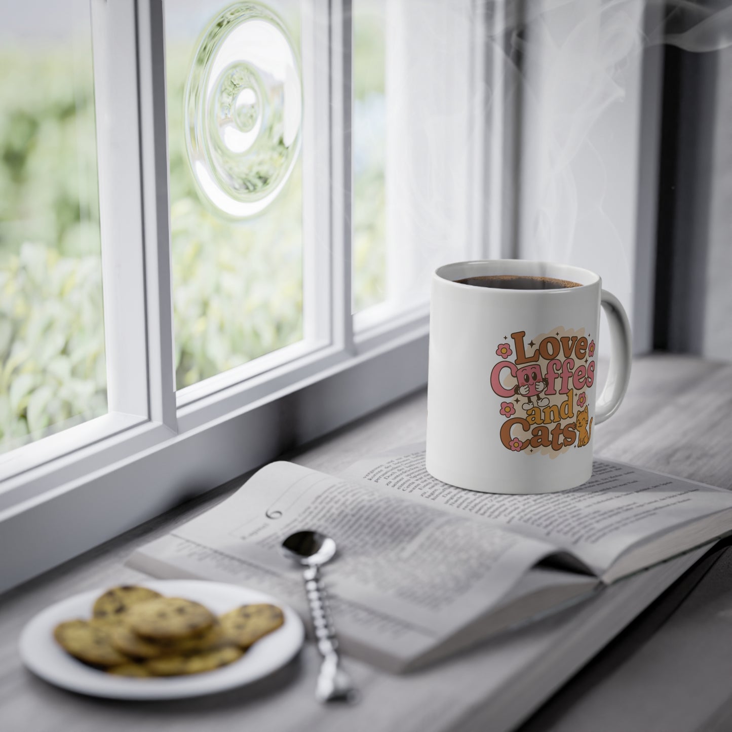 Süße Tasse für Katzenliebhaber Geschenkidee Kaffeetasse - MorgenMood