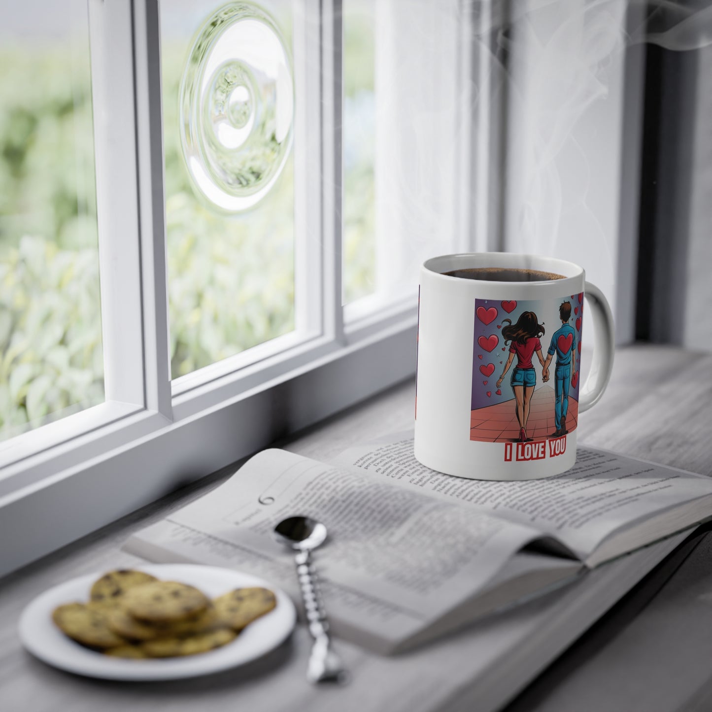 Romantischer Kaffeebecher für Verliebte - MorgenMood