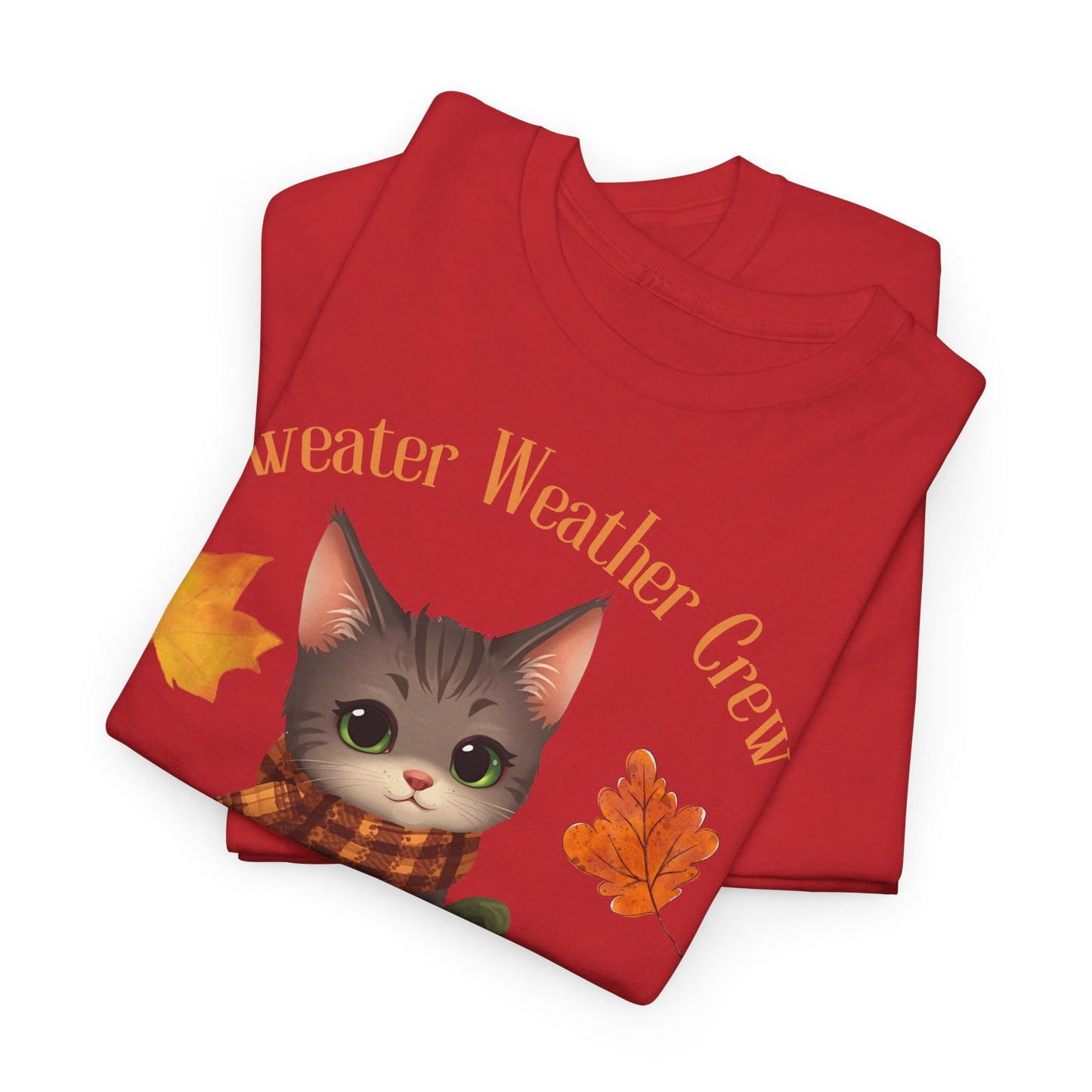 Cozy Fall Cat Shirt – Süßes Herbst T-Shirt für Katzenliebhaberinnen | Morgenmood
