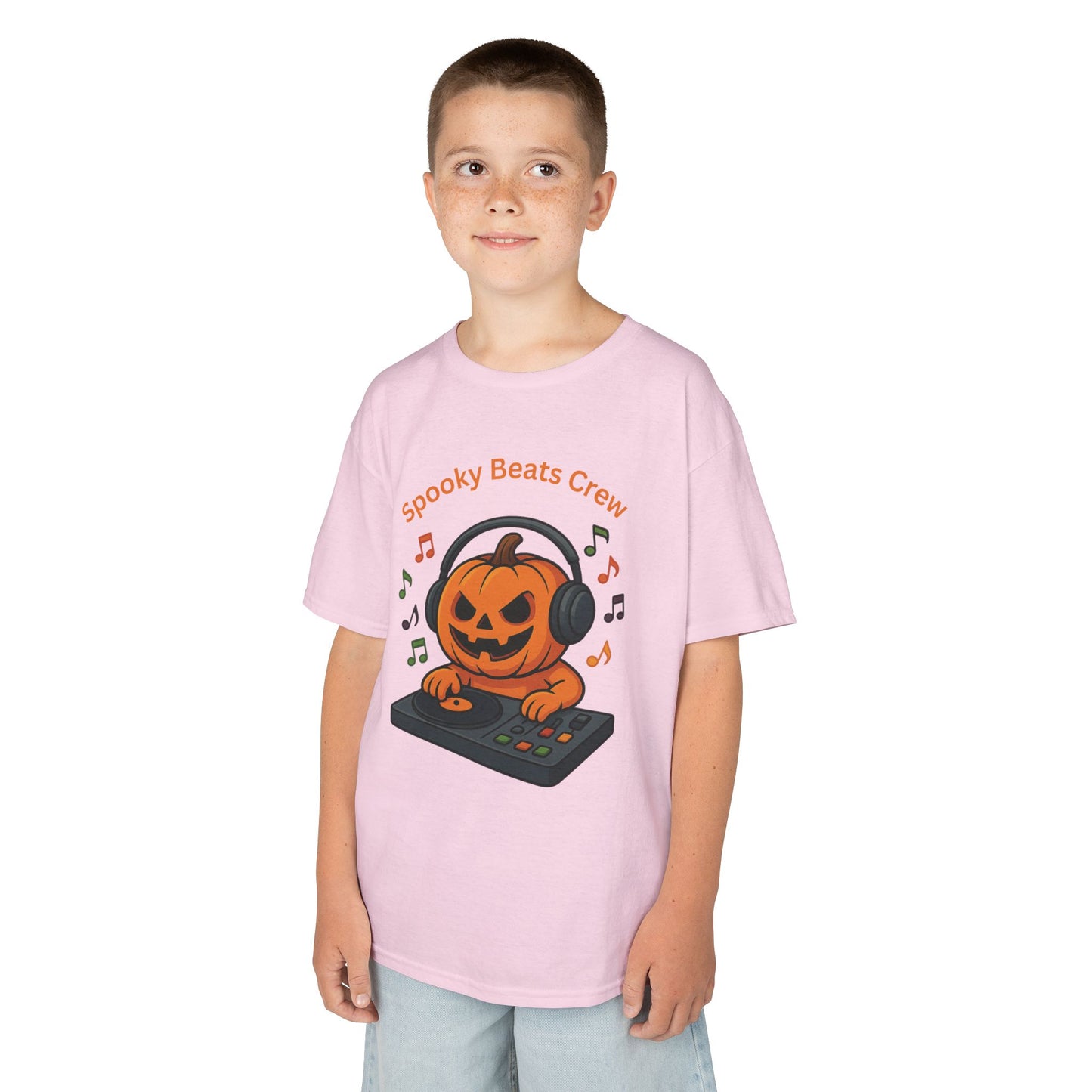 Halloween DJ Kürbis Kinder T-Shirt, Gruseliges T-Shirt, Trick or Treat Geschenk - MorgenMood