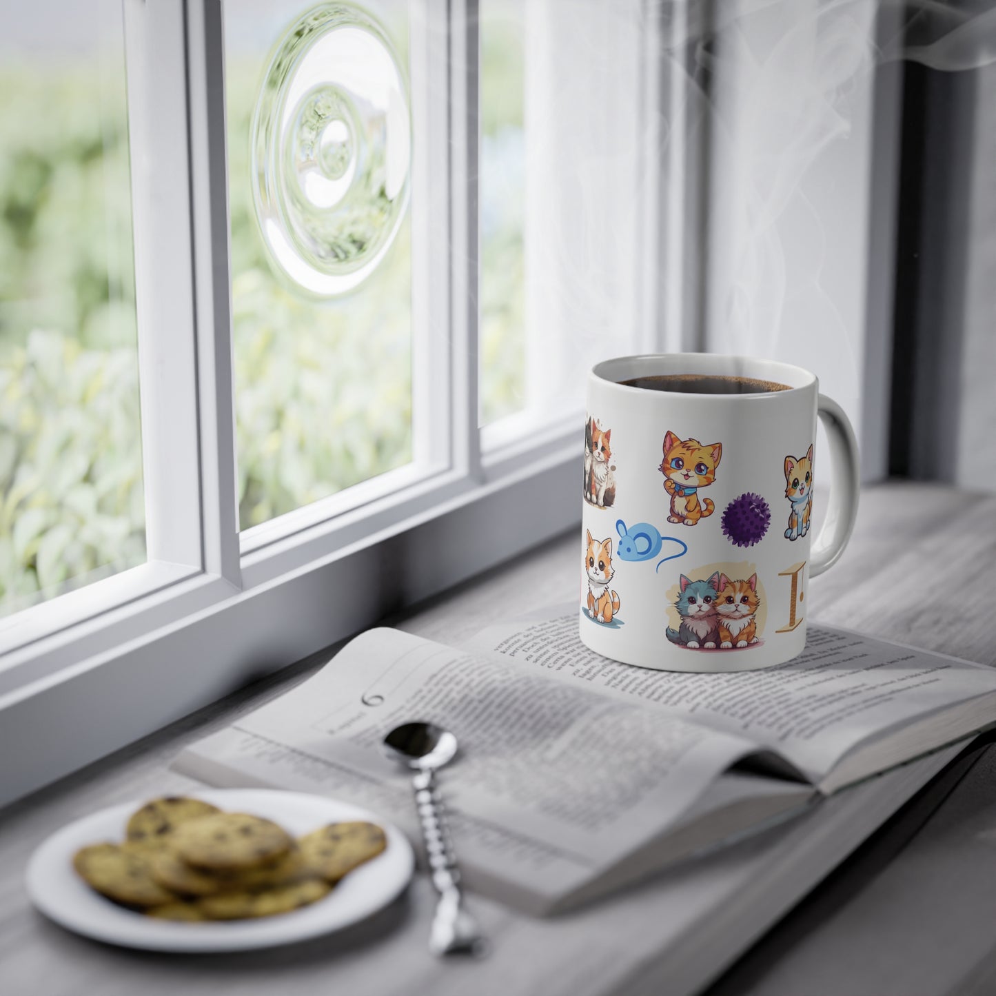 Tasse mit süßem Katzen-Motiv - MorgenMood