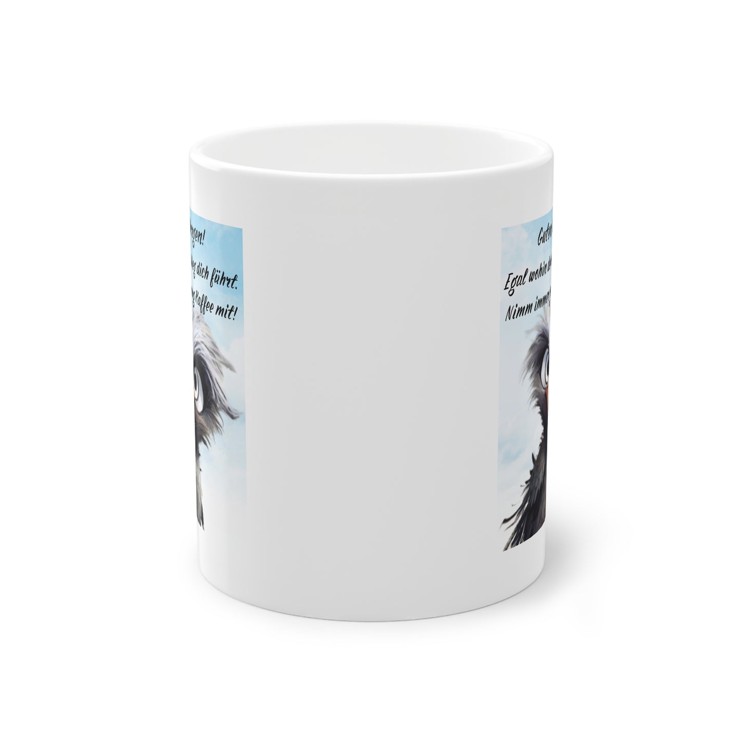 Kaffeetasse lustige Vogelmotiv - MorgenMood