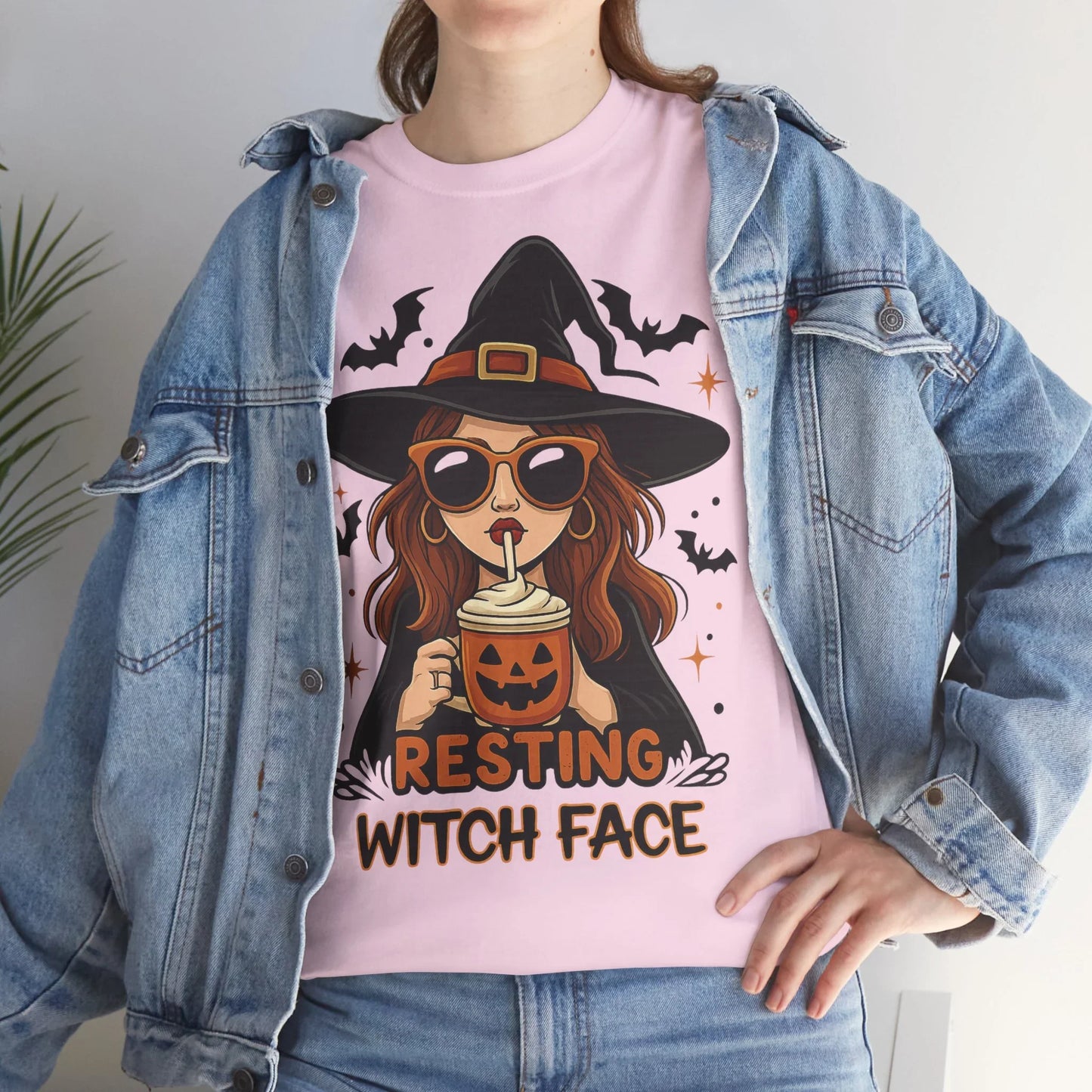 Halloween T-Shirt Unisex mit Hexe - MorgenMood
