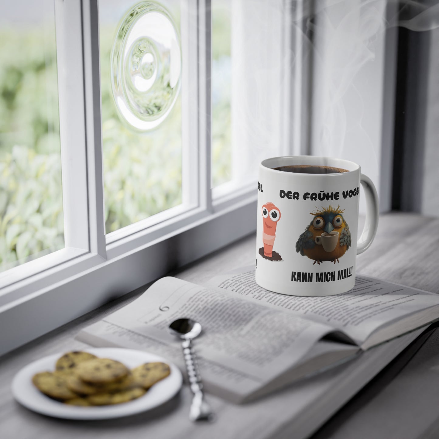 Kaffeebecher mit lustigem Motiv - MorgenMood