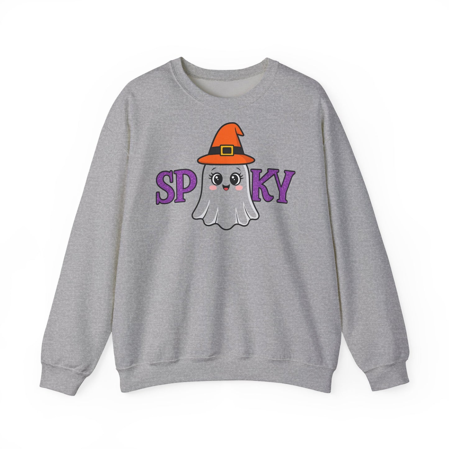 Gruseliges Geister Crewneck Sweatshirt, Halloween Kleidung, Herbstmode, Gemütlicher Pullover, Unisex Kollektion - MorgenMood