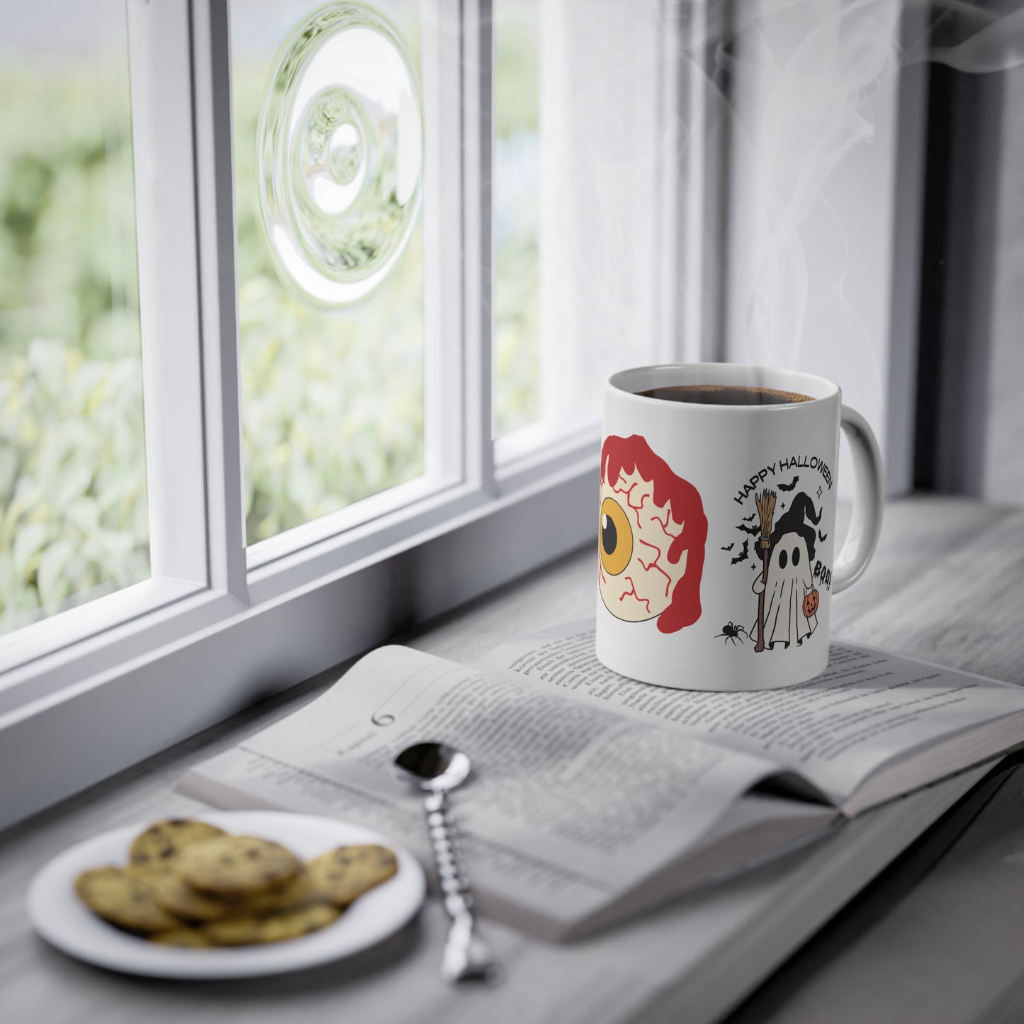Tasse Halloween-Motiv mit Geist - MorgenMood