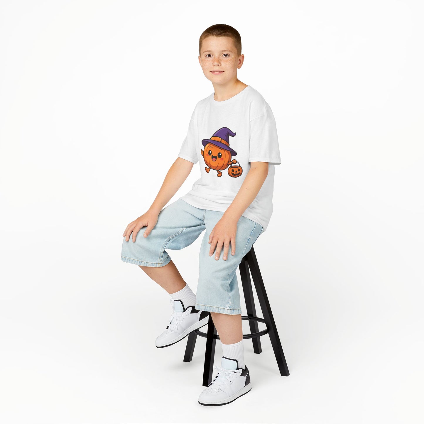 Süßes Kürbis Halloween Kinder T-Shirt, Kinder Halloween Kleidung, Kleinkind Kürbis Shirt, Halloween Kostüm T-Shirt, Trick or Treat T-Shirt - MorgenMood