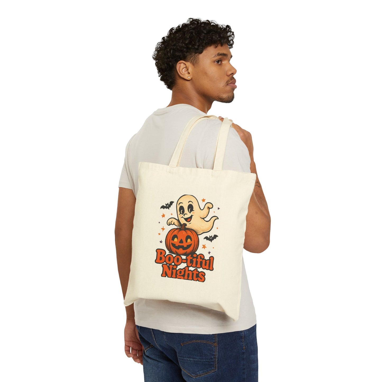Stylisches Tragetasche mit Halloween Motiv Süßes oder Saures