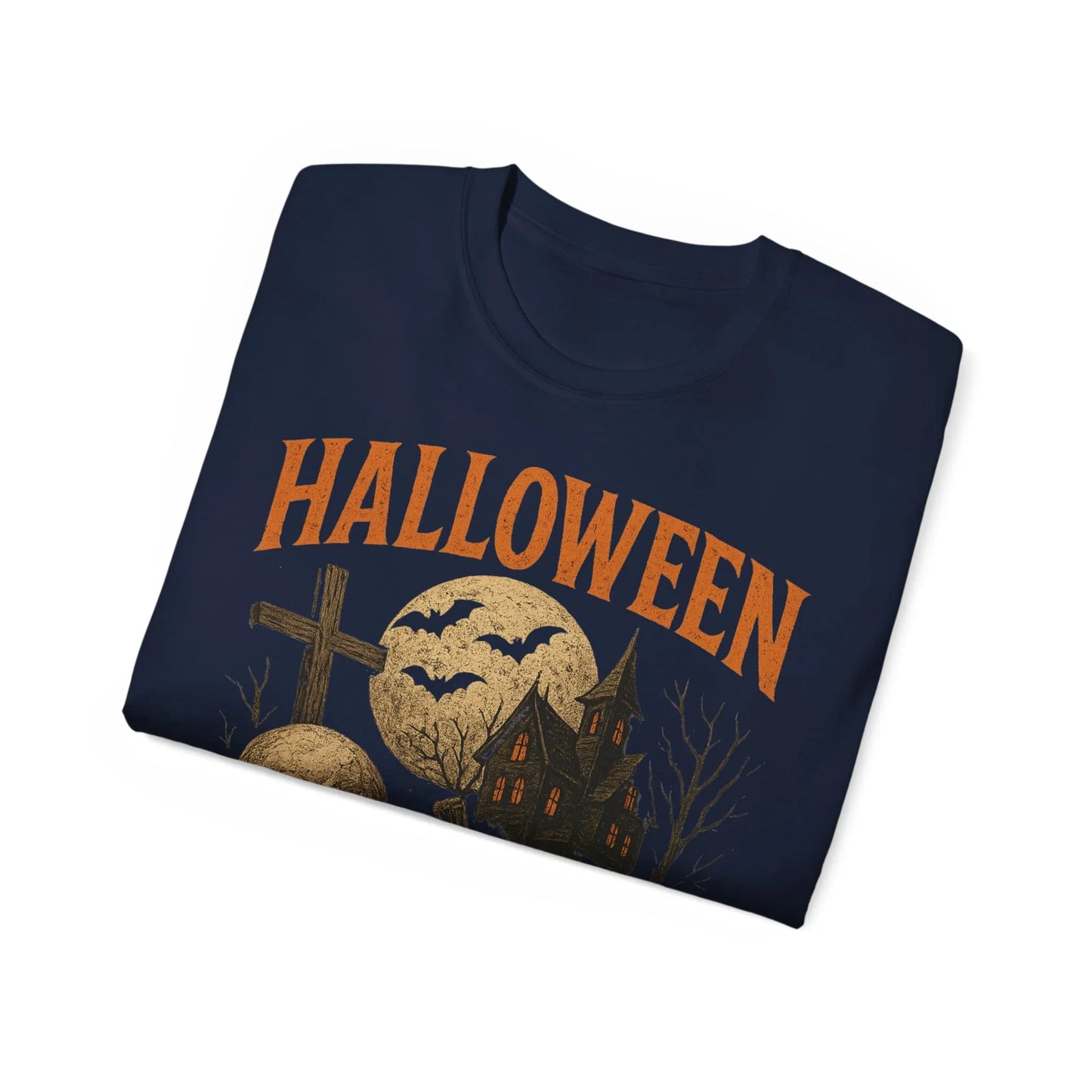 T-Shirt Motiv Halloween Kürbis Totenkopf - MorgenMood