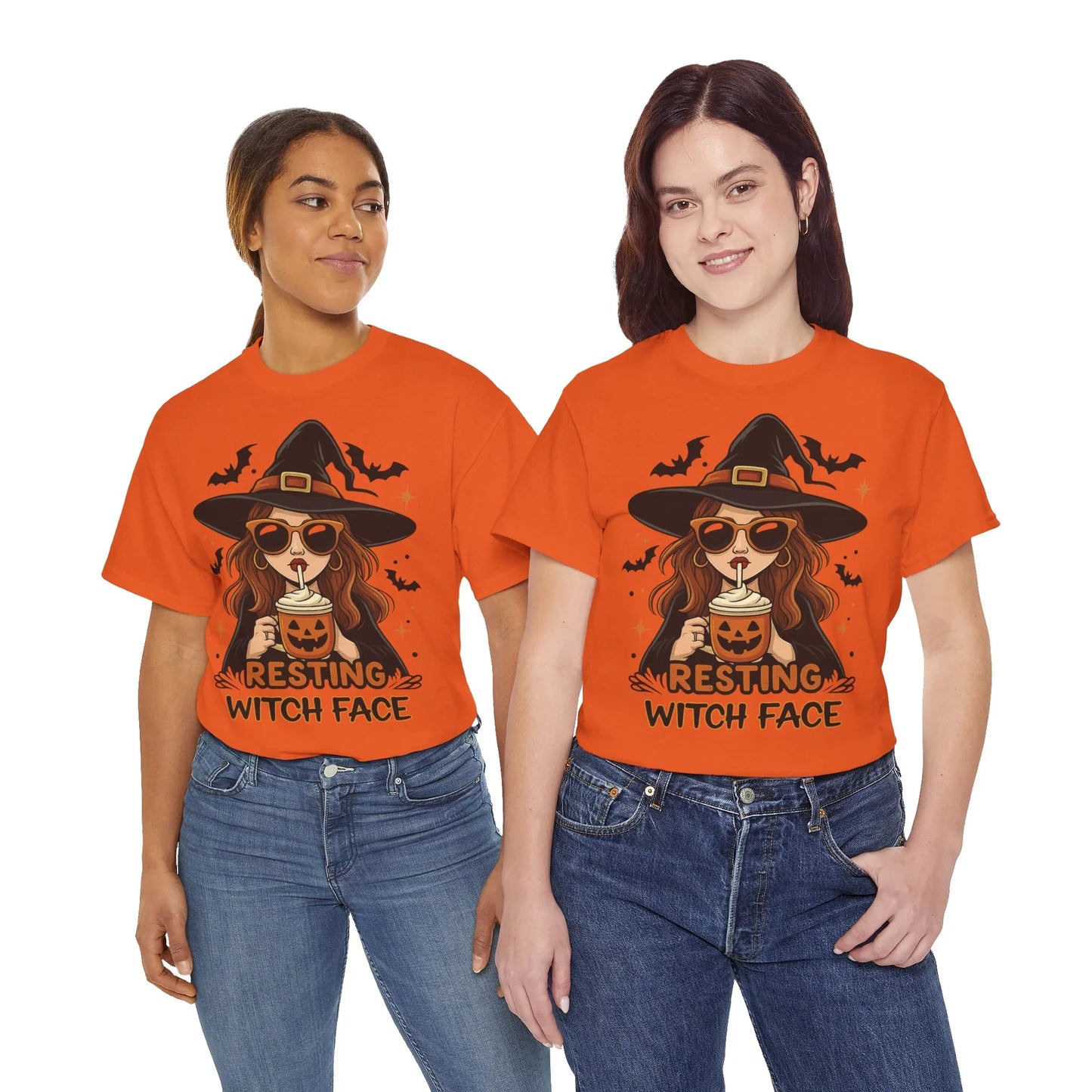 Halloween T-Shirt Unisex mit Hexe - MorgenMood