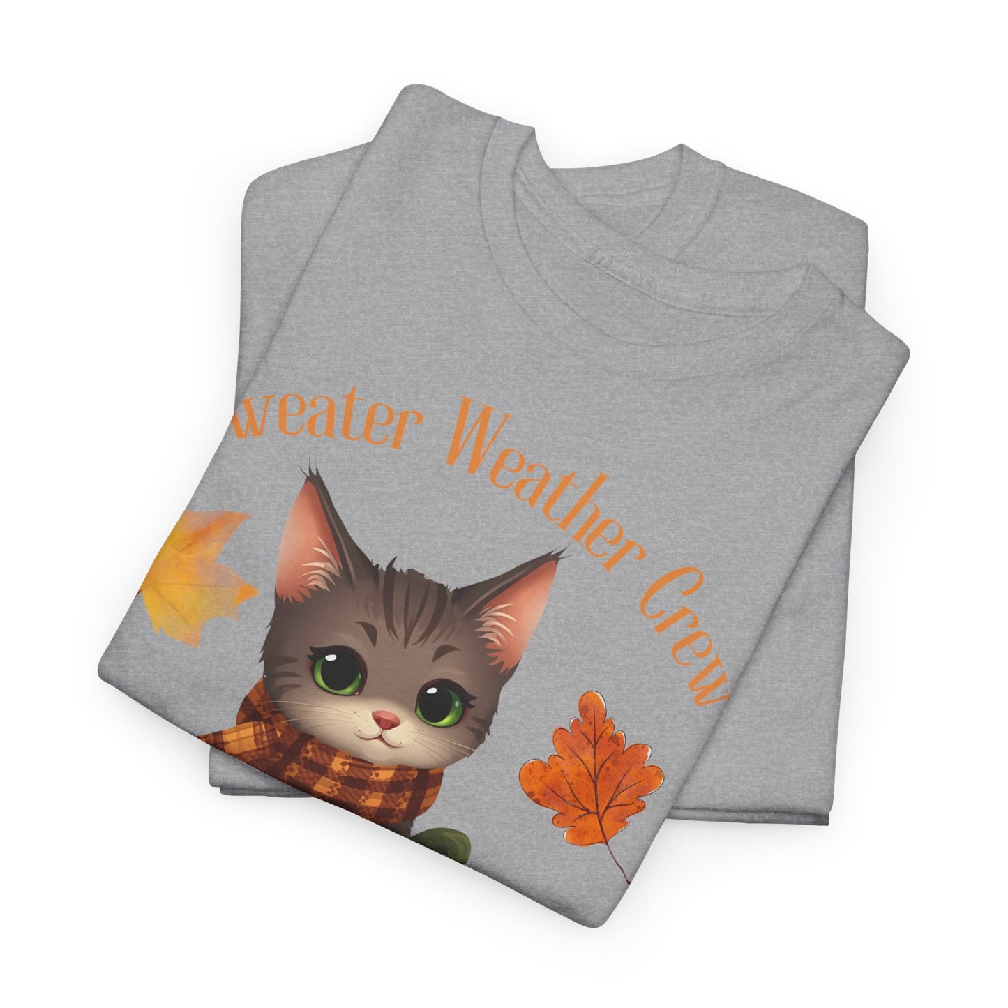 Cozy Fall Cat Shirt – Süßes Herbst T-Shirt für Katzenliebhaberinnen | Morgenmood