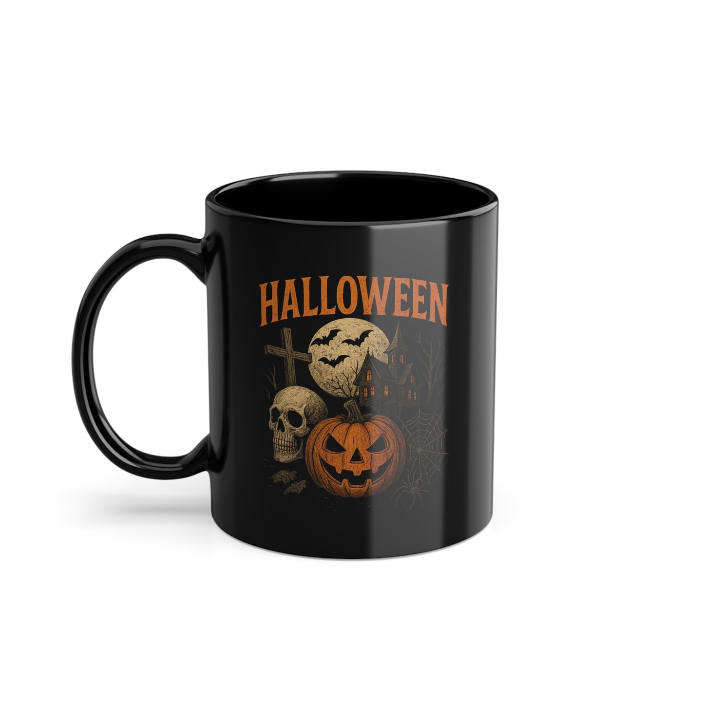 Halloween-Kaffeebecher Totenkopf-Design - MorgenMood
