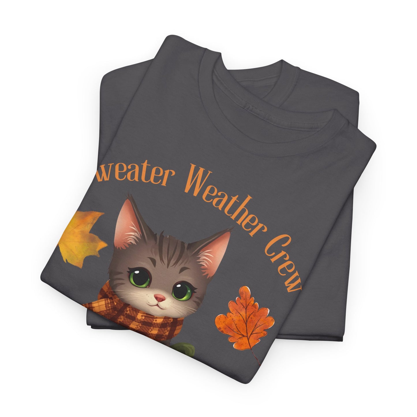 Cozy Fall Cat Shirt – Süßes Herbst T-Shirt für Katzenliebhaberinnen | Morgenmood