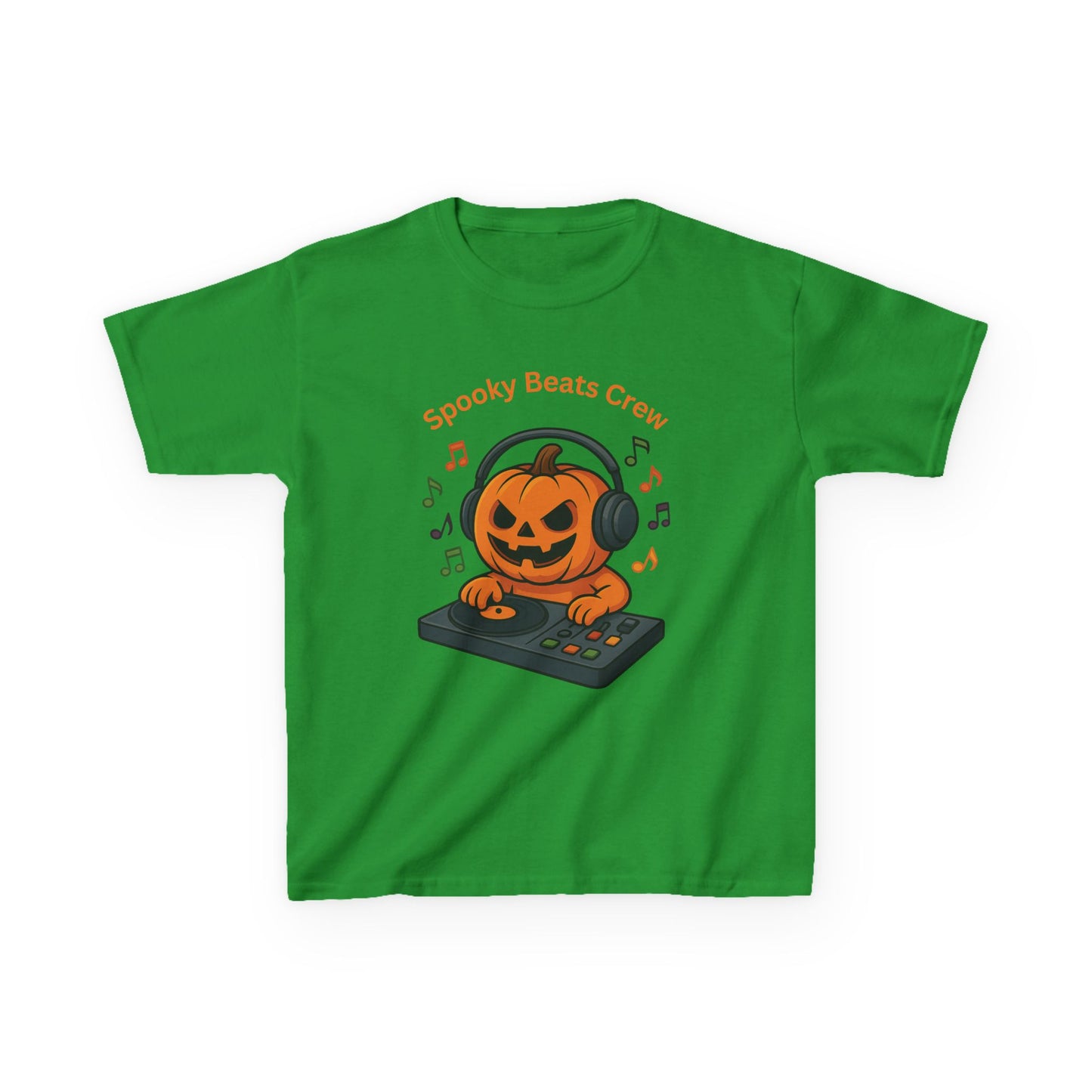 Halloween DJ Kürbis Kinder T-Shirt, Gruseliges T-Shirt, Trick or Treat Geschenk - MorgenMood