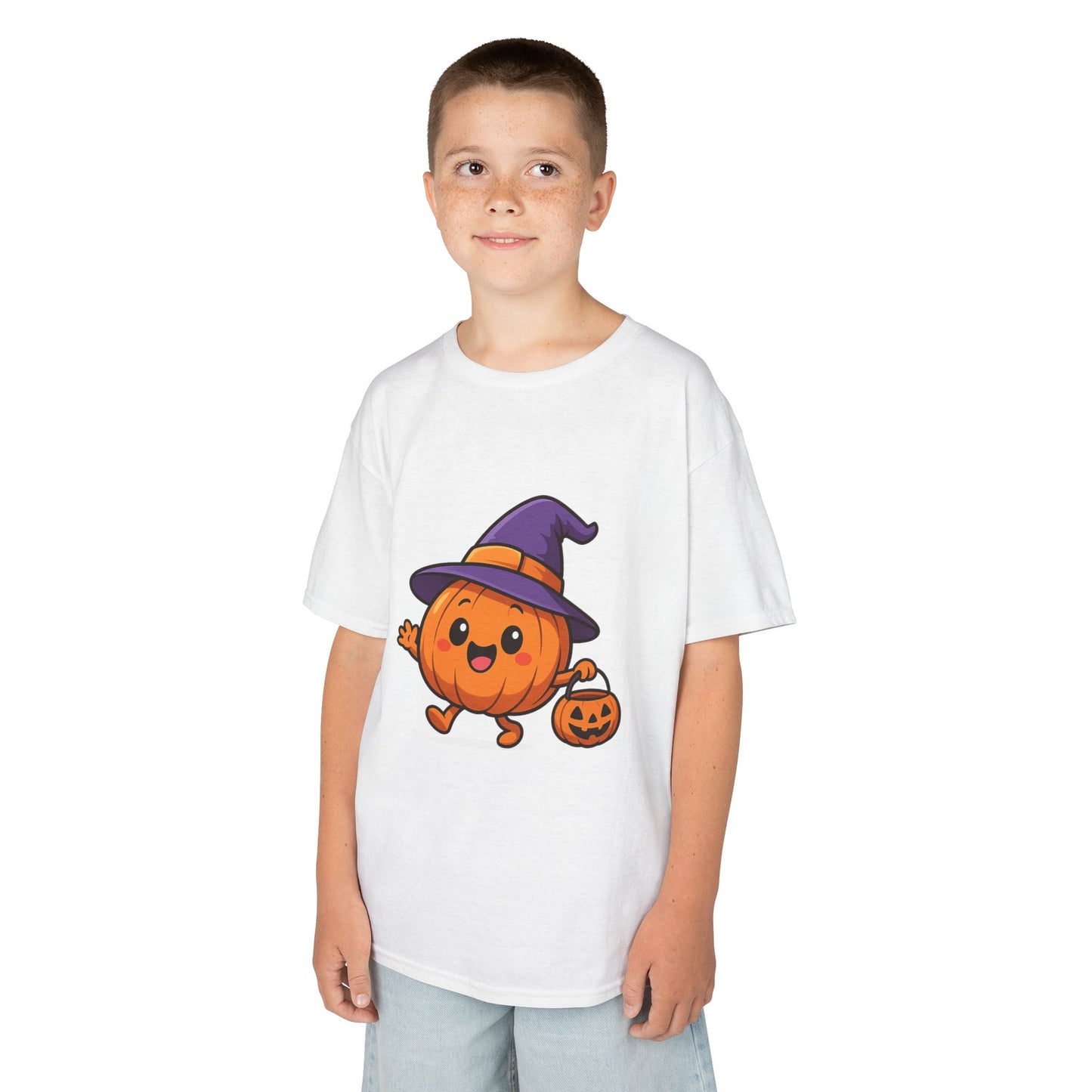 Süßes Kürbis Halloween Kinder T-Shirt, Kinder Halloween Kleidung, Kleinkind Kürbis Shirt, Halloween Kostüm T-Shirt, Trick or Treat T-Shirt - MorgenMood