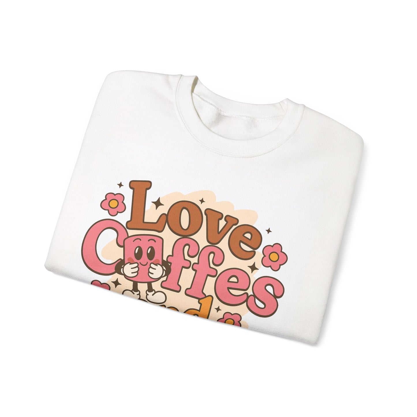 Sweatshirt Comic Style Kaffee und Katze Motiv - Geschenkidee - MorgenMood