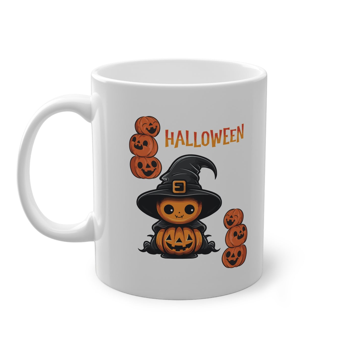 Halloween Tasse Kürbis Hexe Motiv - MorgenMood