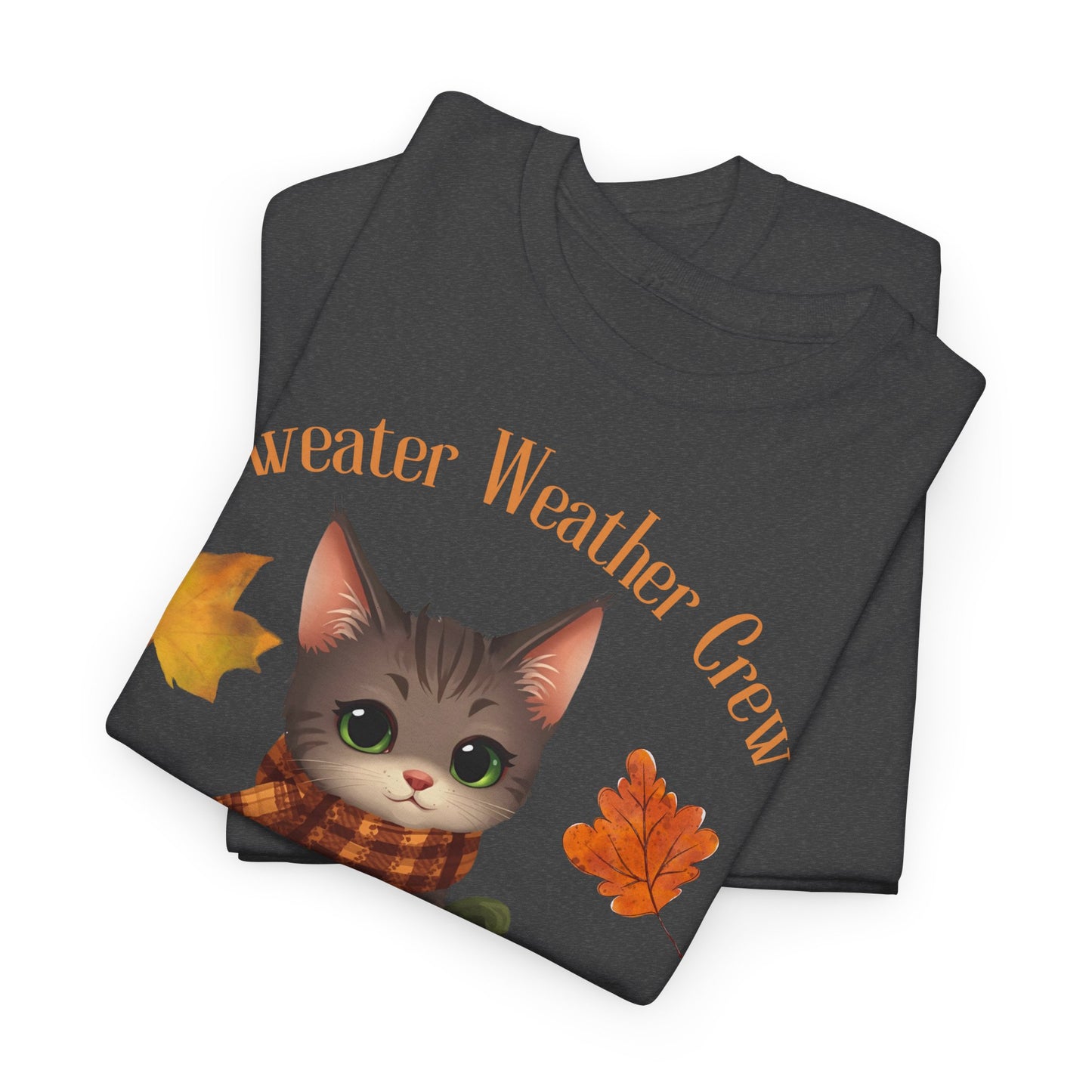 Cozy Fall Cat Shirt – Süßes Herbst T-Shirt für Katzenliebhaberinnen | Morgenmood