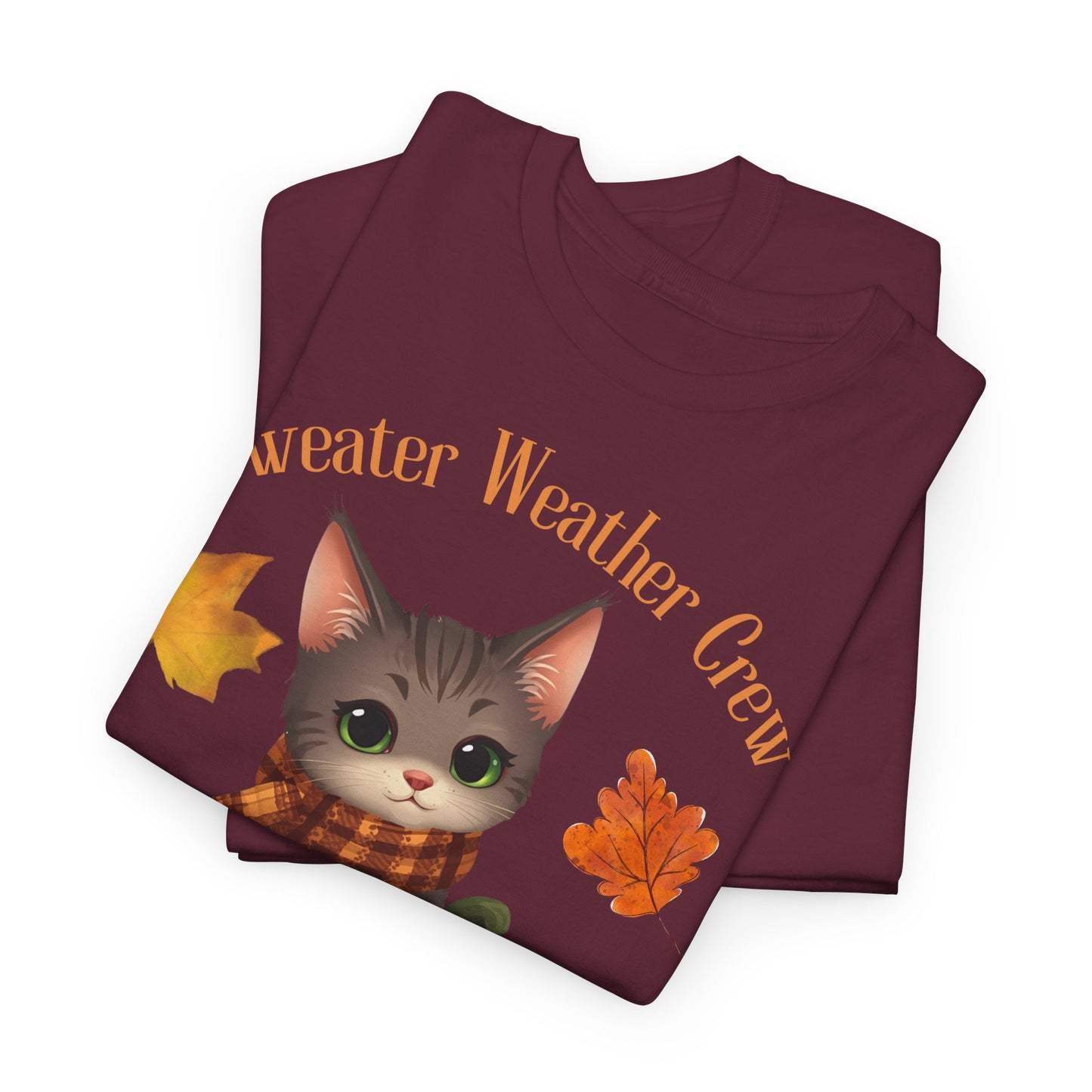 Cozy Fall Cat Shirt – Süßes Herbst T-Shirt für Katzenliebhaberinnen | Morgenmood