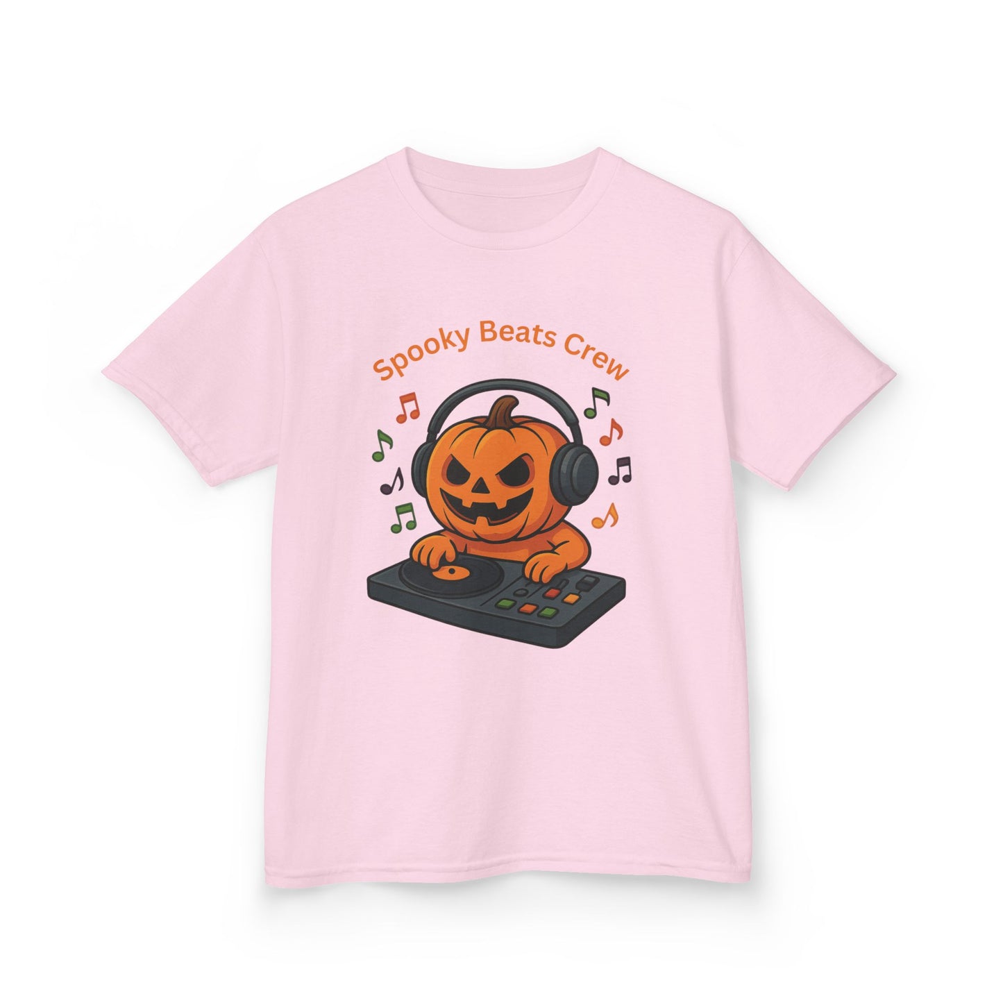 Halloween DJ Kürbis Kinder T-Shirt, Gruseliges T-Shirt, Trick or Treat Geschenk - MorgenMood