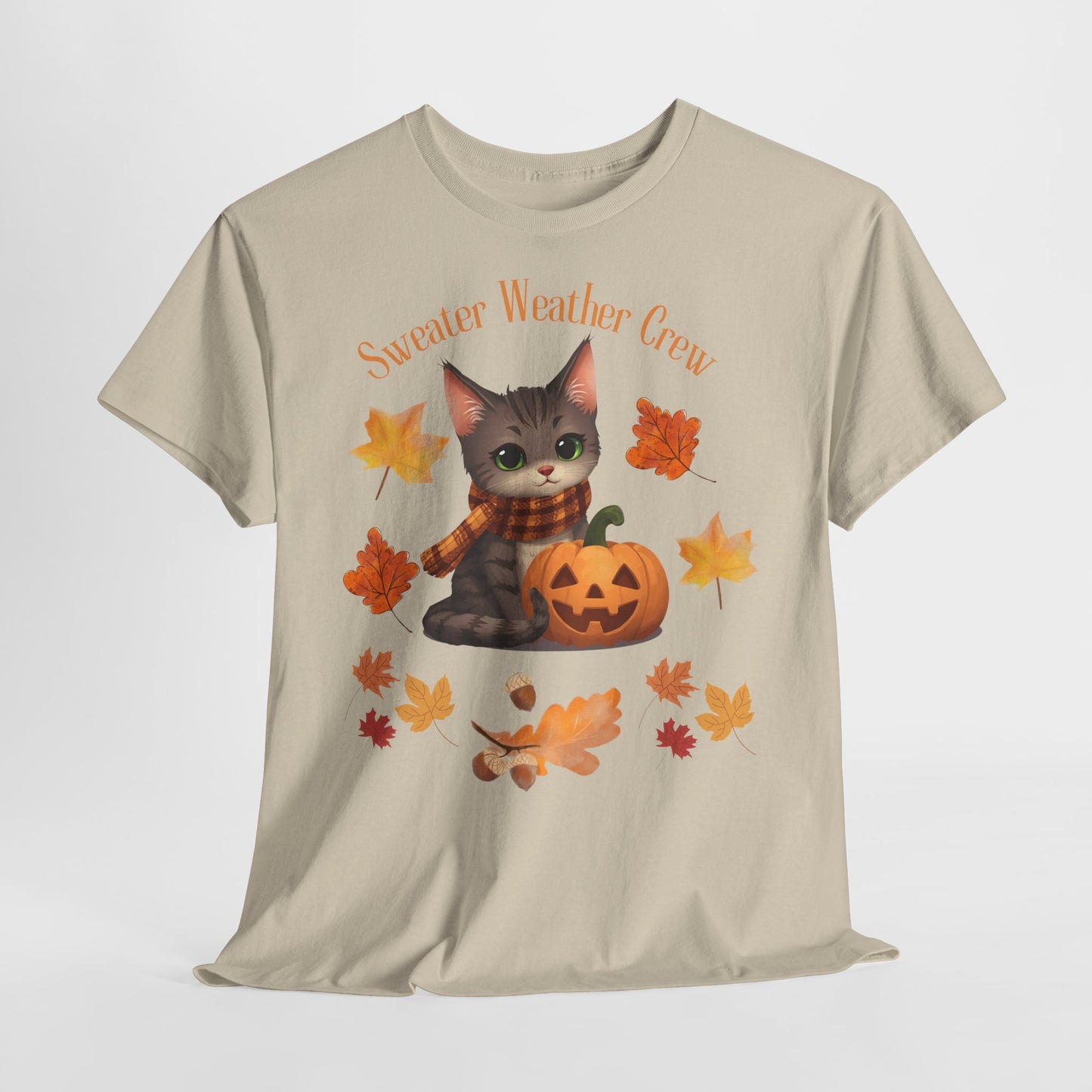 Cozy Fall Cat Shirt – Süßes Herbst T-Shirt für Katzenliebhaberinnen | Morgenmood