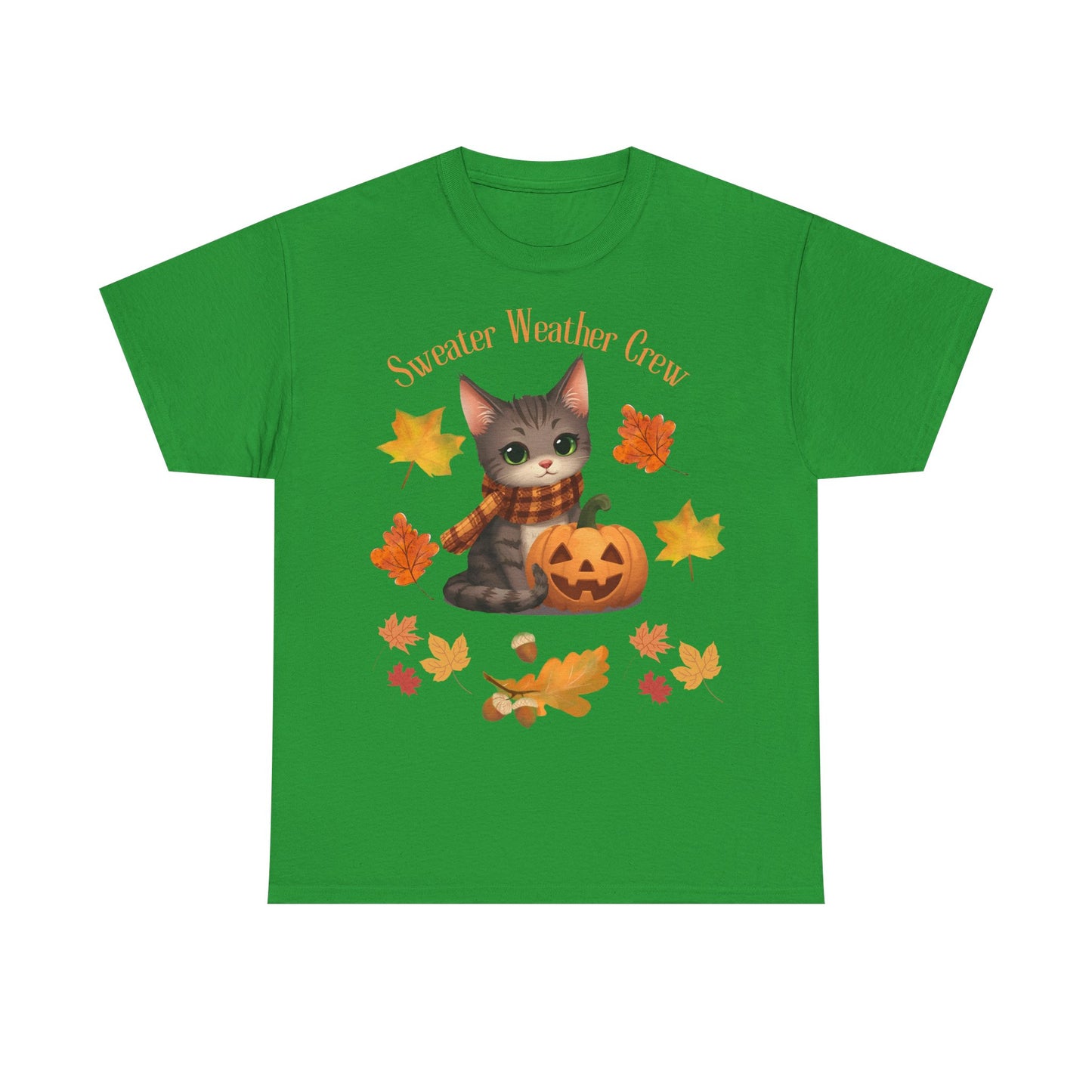Cozy Fall Cat Shirt – Süßes Herbst T-Shirt für Katzenliebhaberinnen | Morgenmood