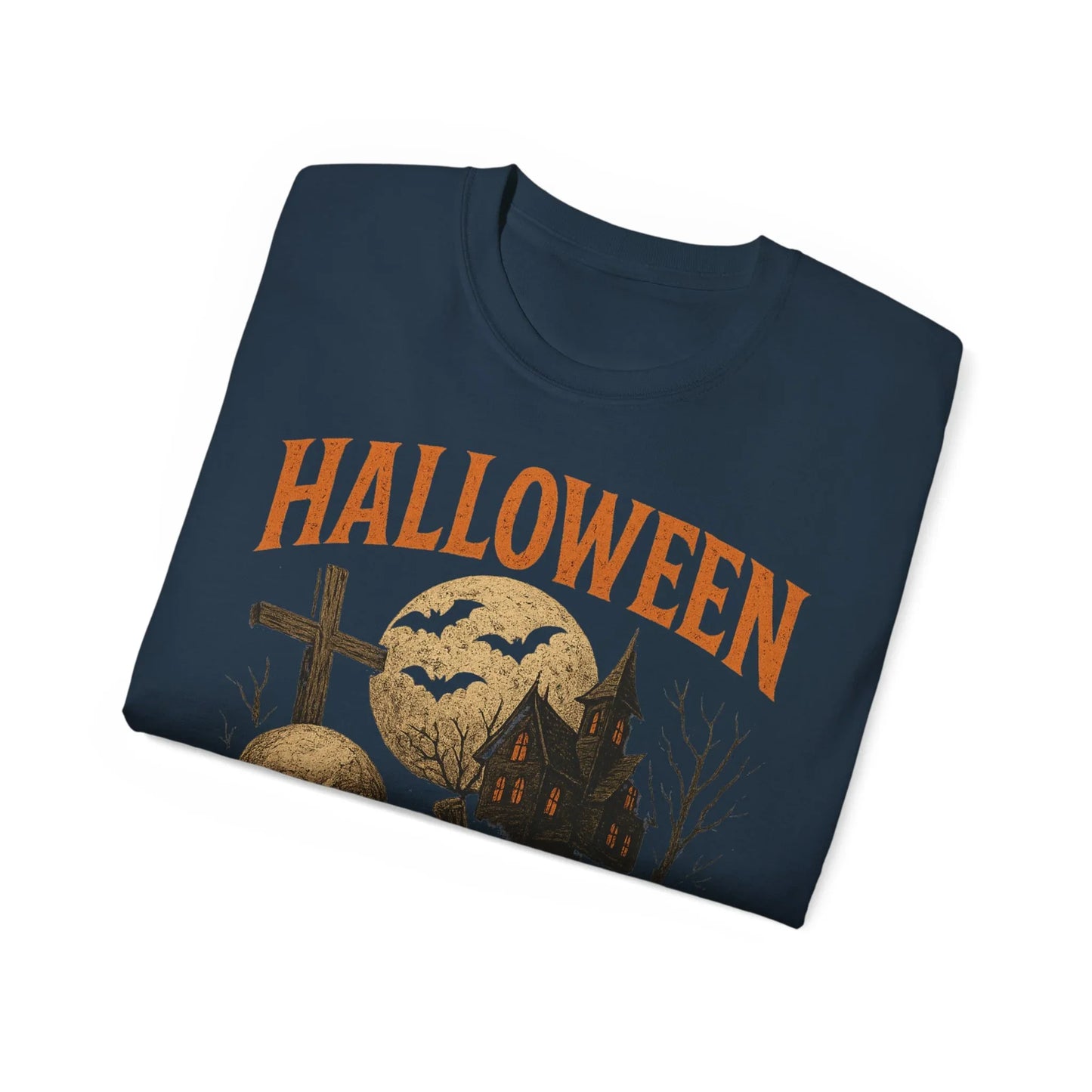 T-Shirt Motiv Halloween Kürbis Totenkopf - MorgenMood