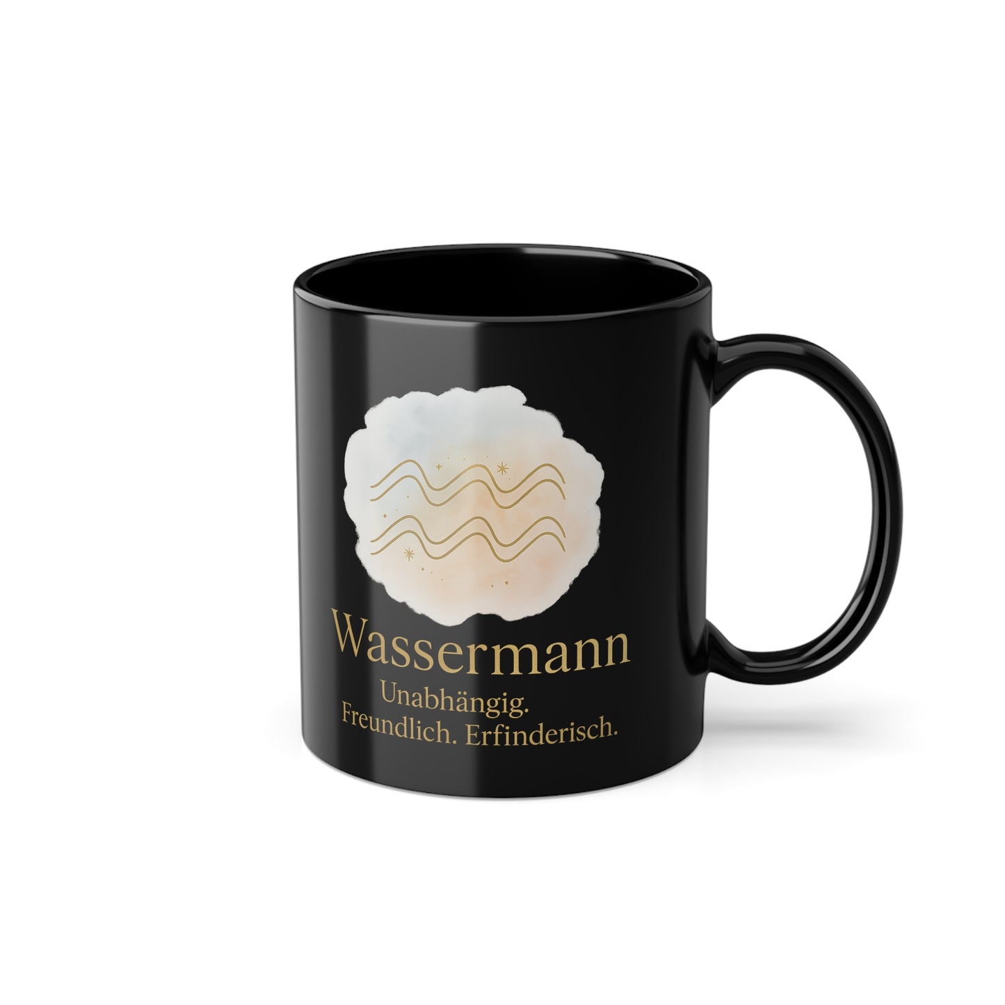 Kaffeetasse Sternzeichen Wassermann Boho Design - MorgenMood