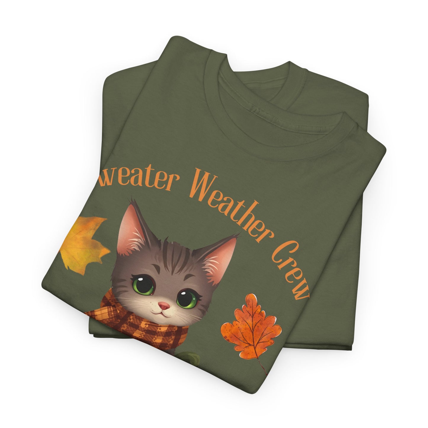 Cozy Fall Cat Shirt – Süßes Herbst T-Shirt für Katzenliebhaberinnen | Morgenmood