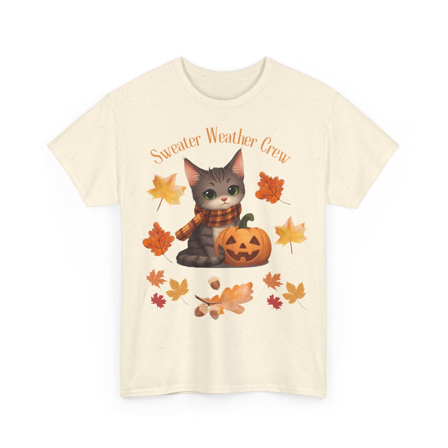 Cozy Fall Cat Shirt – Süßes Herbst T-Shirt für Katzenliebhaberinnen | Morgenmood