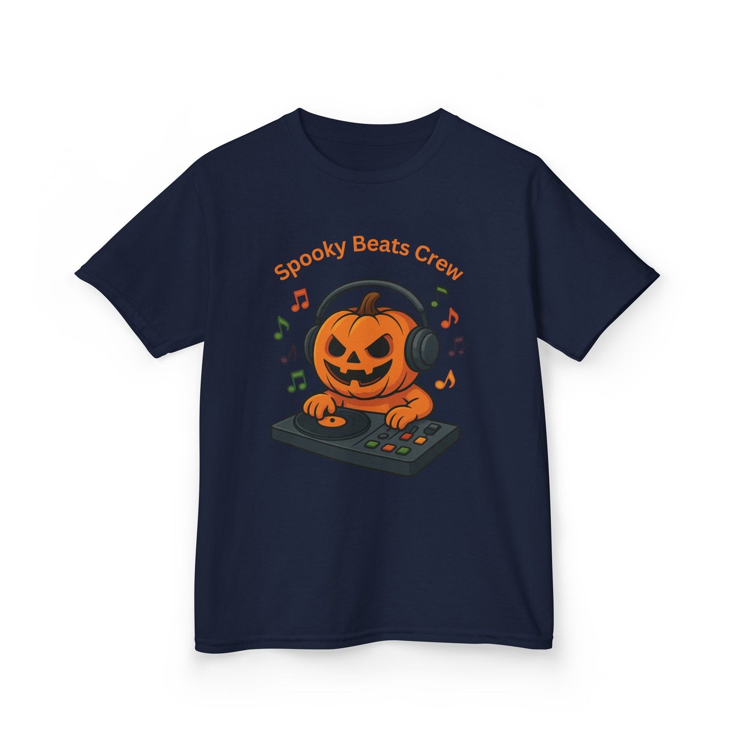 Halloween DJ Kürbis Kinder T-Shirt, Gruseliges T-Shirt, Trick or Treat Geschenk - MorgenMood
