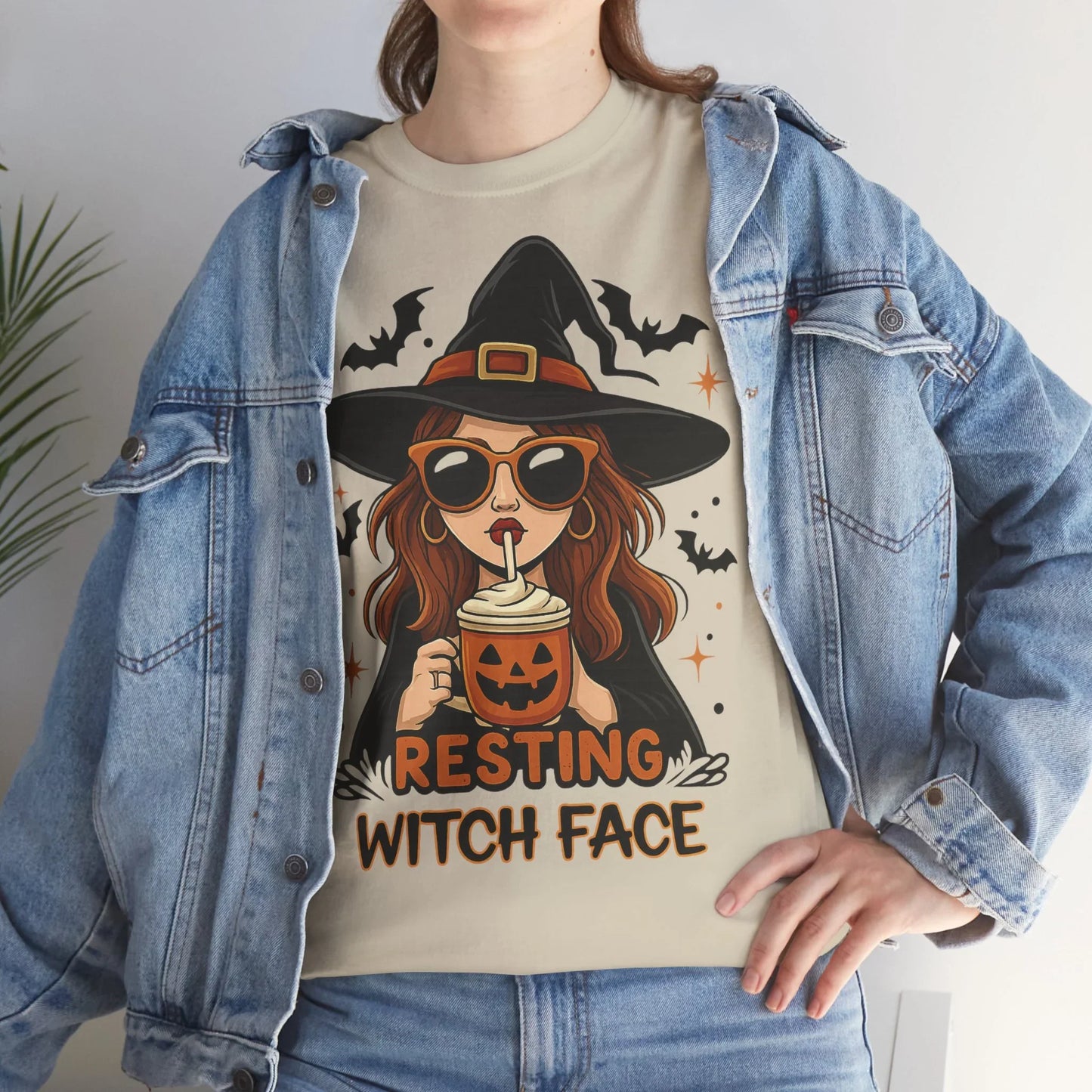 Halloween T-Shirt Unisex mit Hexe - MorgenMood